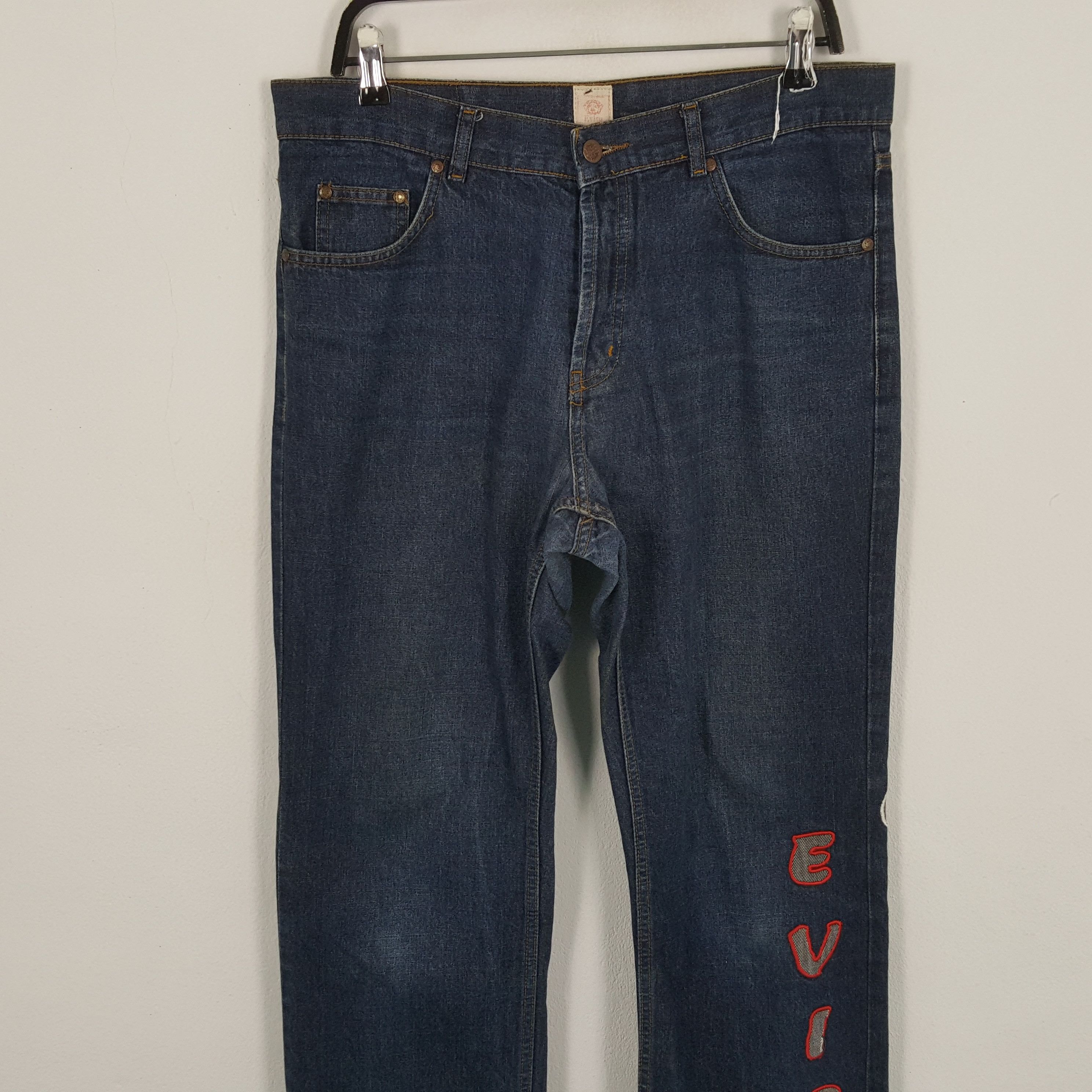 Japanese Brand × Vintage EVISU Japanese Brand Streetwear Custom Daicock Style Jeans Size US 31 - 5 Thumbnail