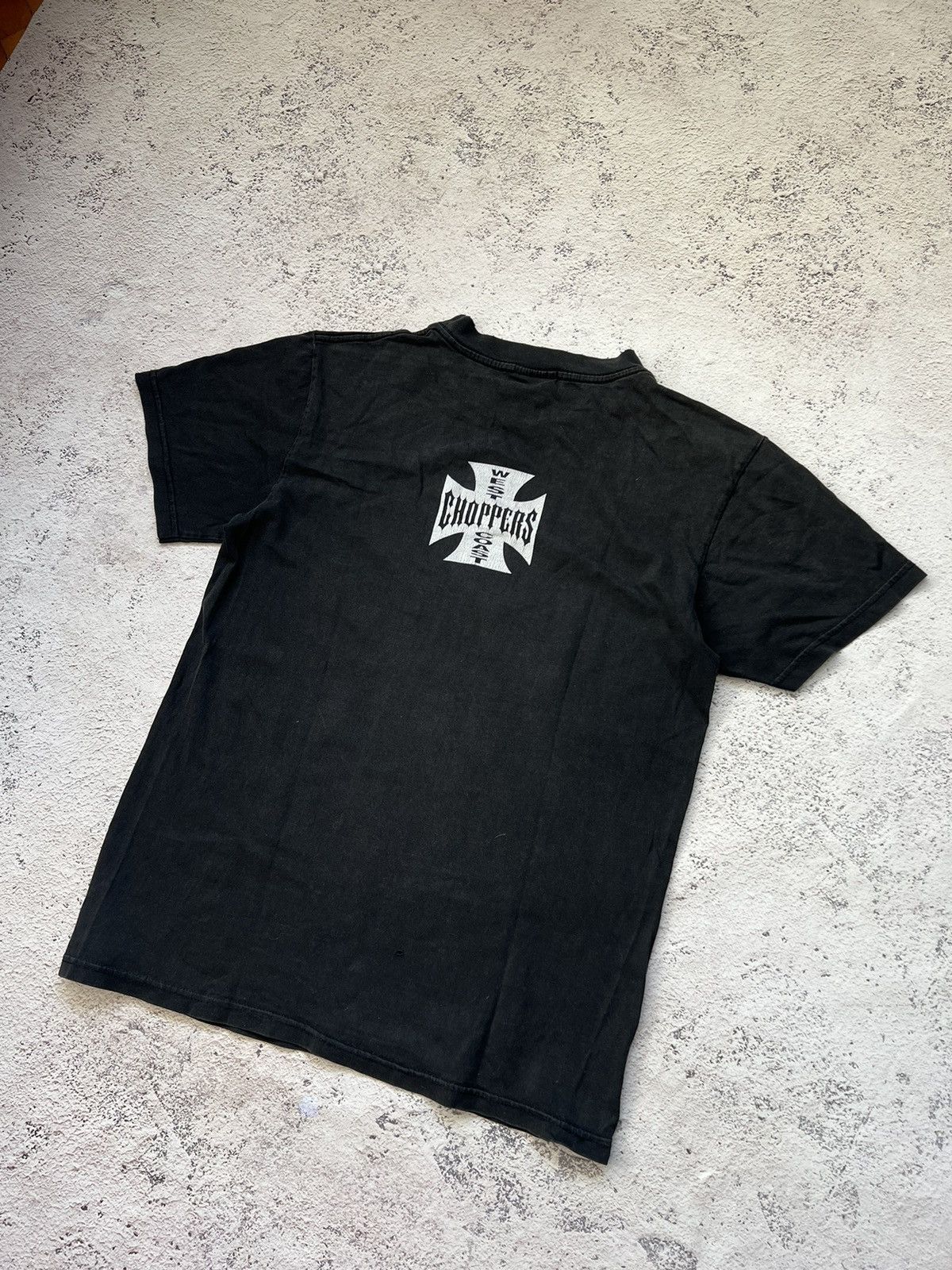 Vintage × West Coast Choppers Vintage Y2k West Coast Choppers Faded Tee Size US M / EU 48-50 / 2 - 9 Thumbnail