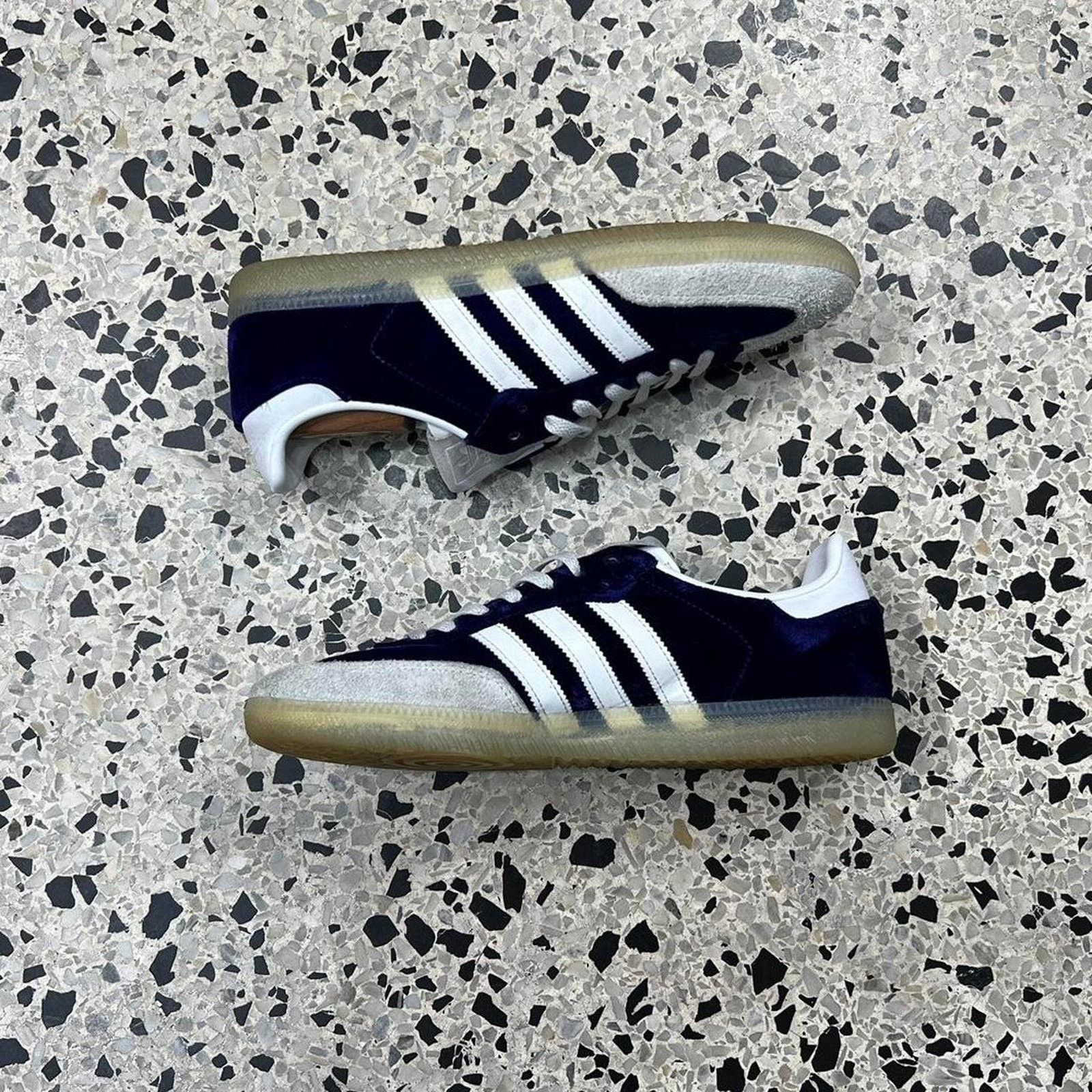 Adidas ADIDAS 4/20 PURPLE HAZE SAMBA W/ SECRET STASH POCKET: Size US 9 / EU 42 - 3 Thumbnail