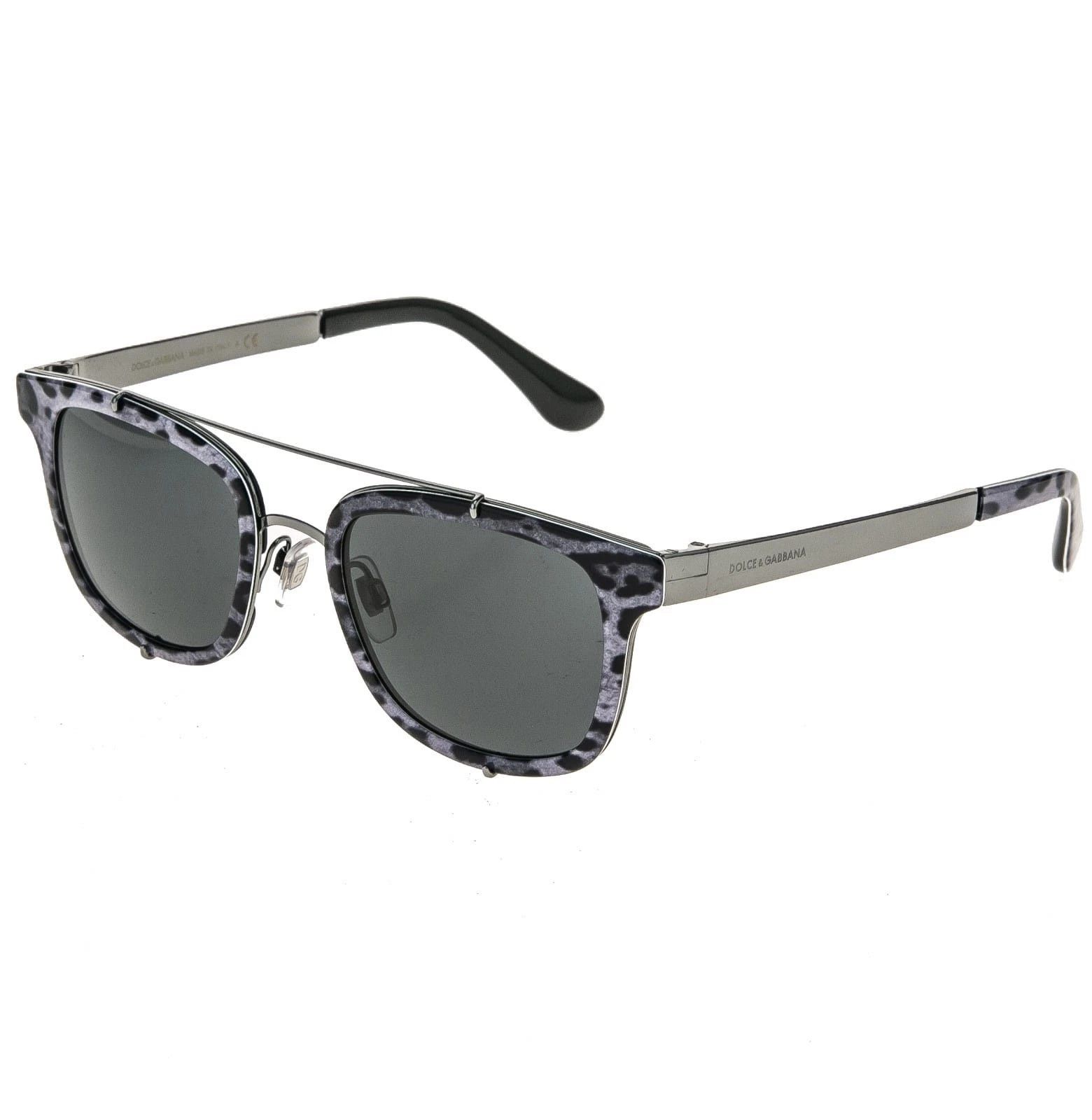 Dolce & Gabbana DOLCE & GABBANA DG2175 PRINT FAMILY 2175 Black Sunglasses Size ONE SIZE - 6 Thumbnail