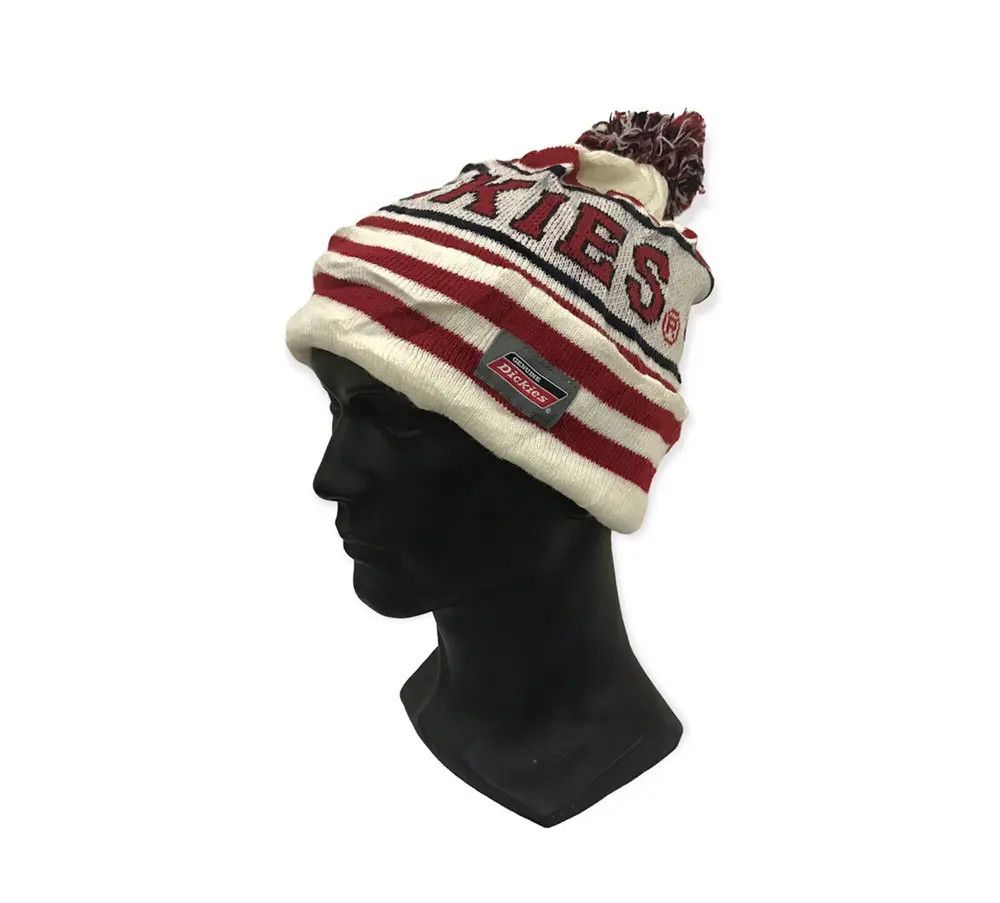 image of Dickies Spellout Bobble Beanie Hat, Men's