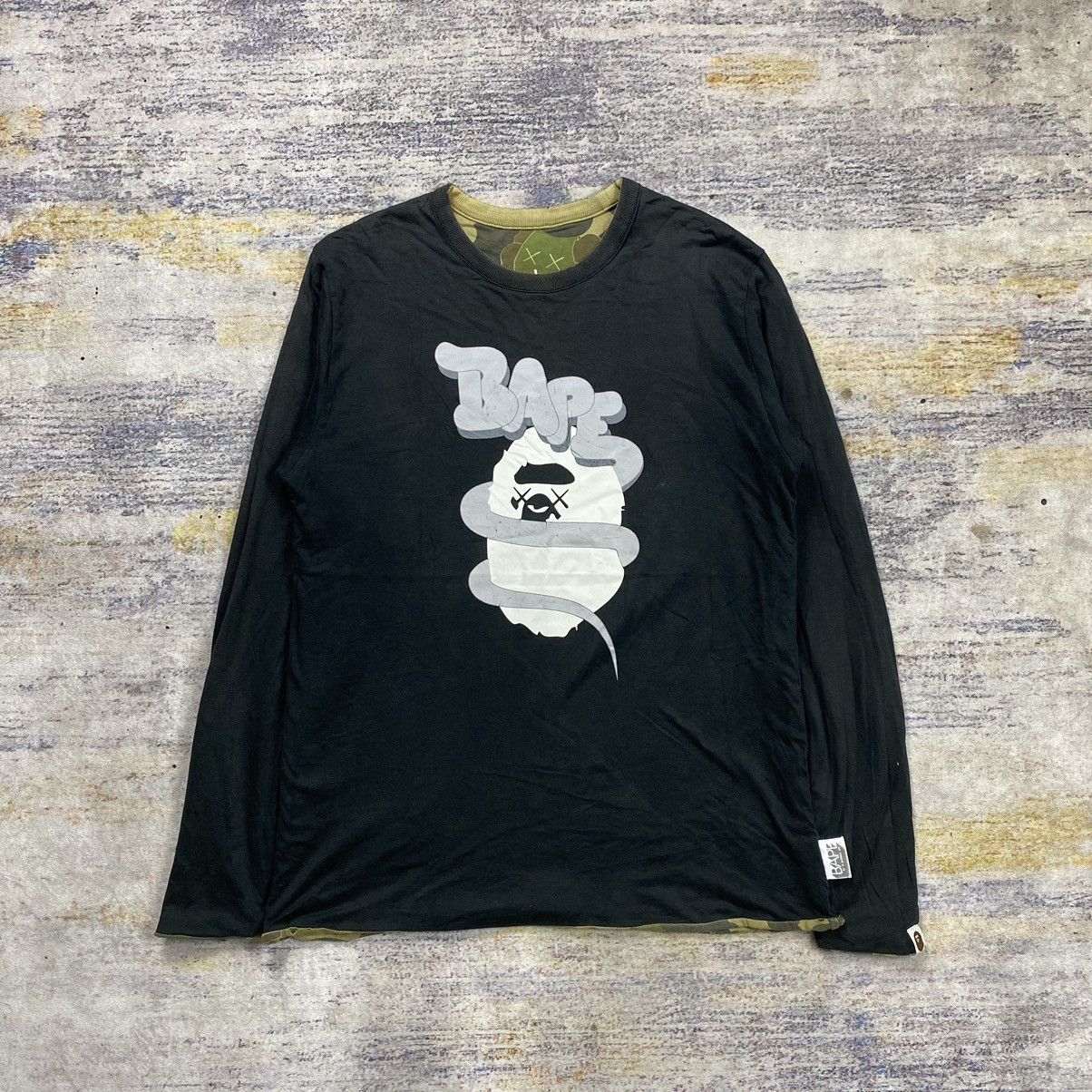 Bape × Kaws × Nigo bape x kaws reversible long sleeve Size US M / EU 48-50 / 2 - 3 Thumbnail