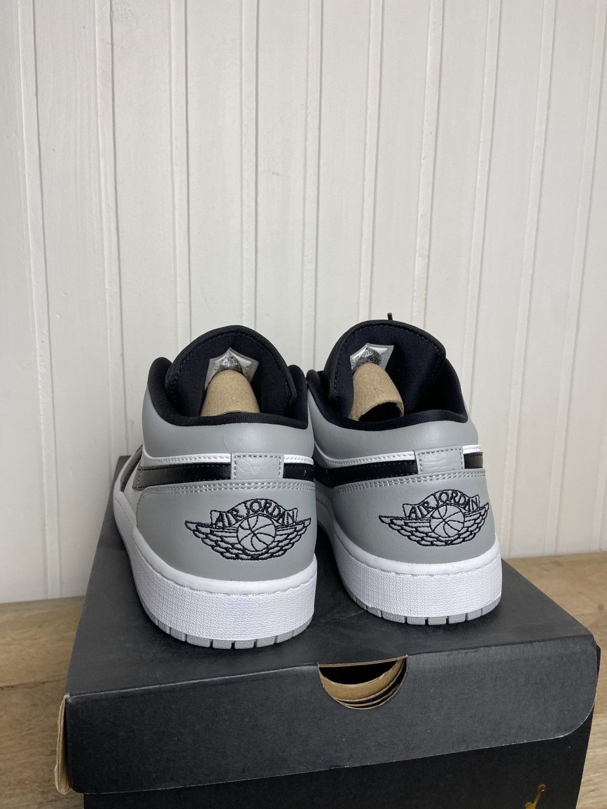 Jordan Brand New Jordan 1 Low Shadow Toe Grey Authentic Size 12US Size US 12 / EU 45 - 6 Thumbnail