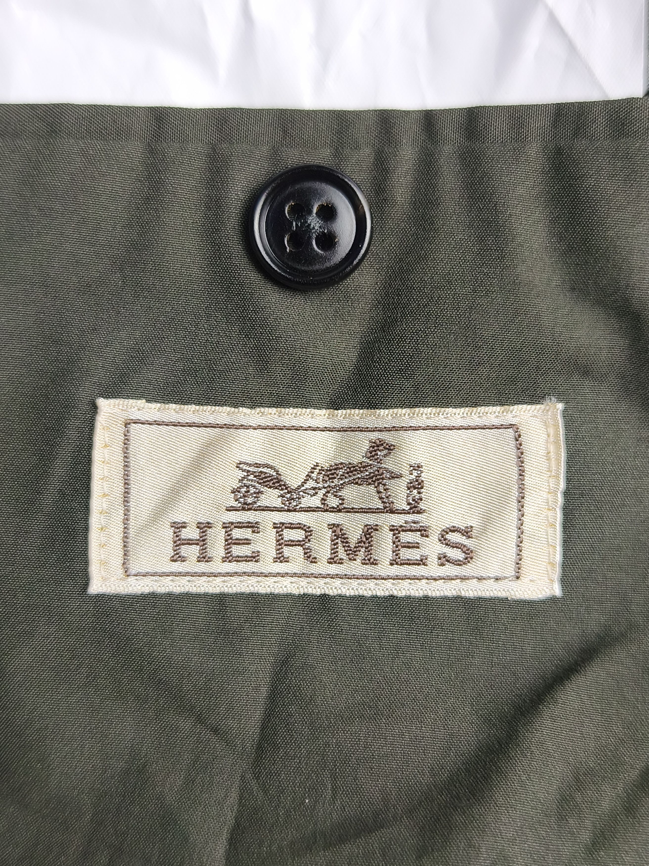 Hermes Hermes cotton blazer jacket Size 46R - 17 Thumbnail