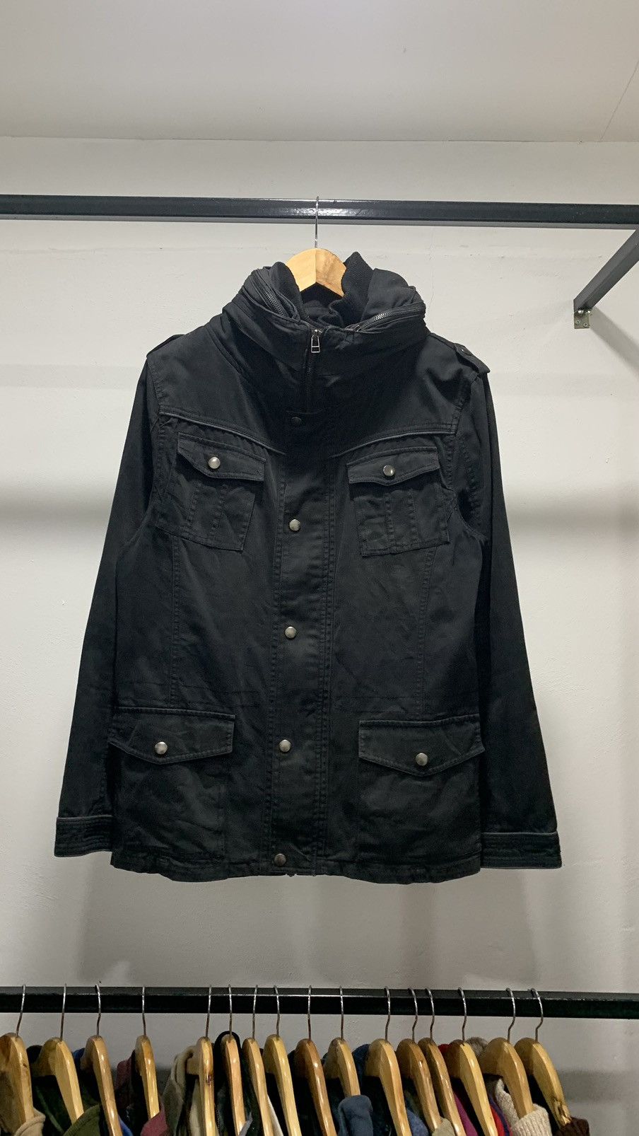 Japanese Brand CLONE DEVGRIJ PUNK JACKET MILITARY 90s Size US L / EU 52-54 / 3 - 6 Thumbnail