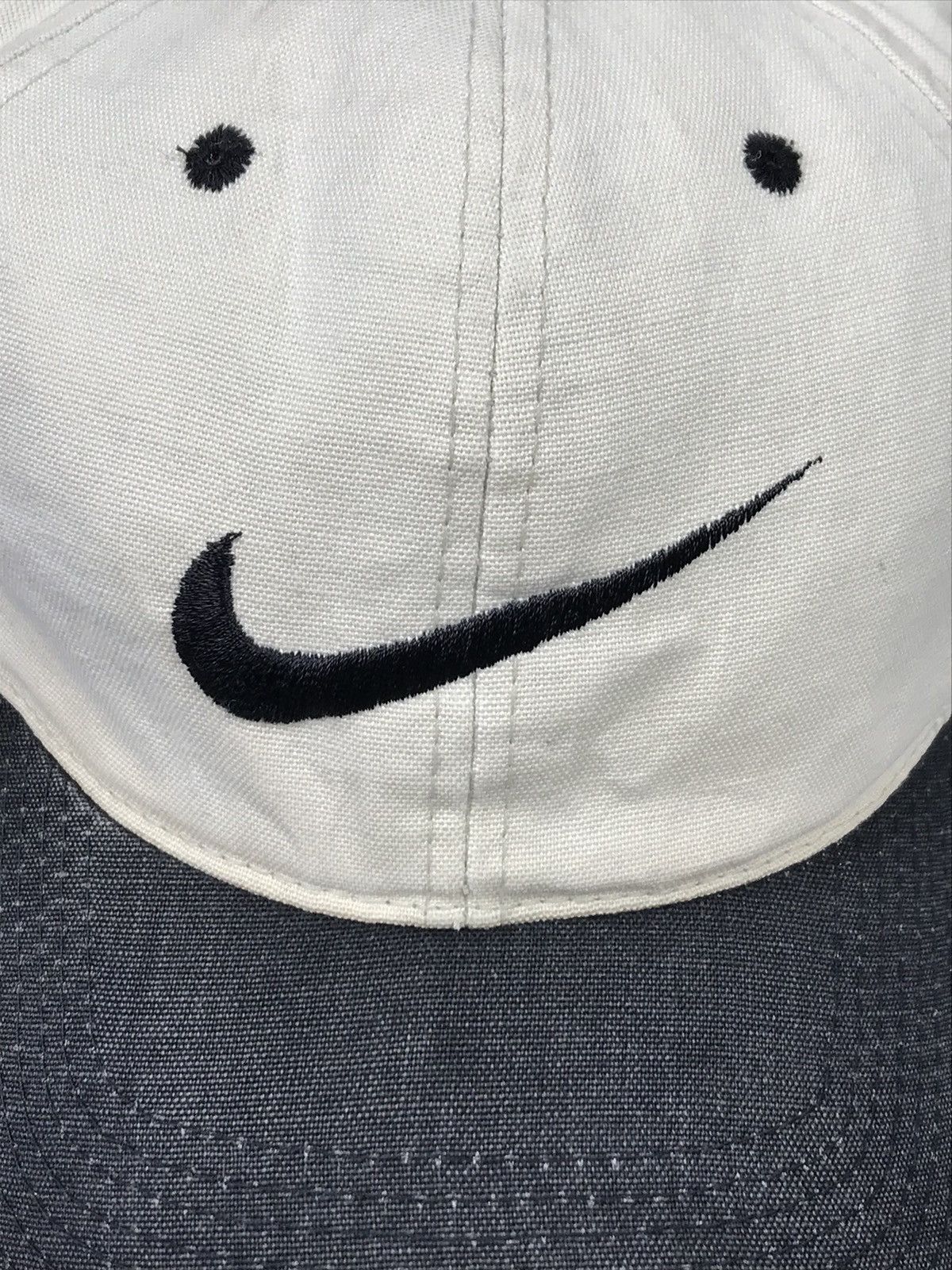 Nike × Vintage Vintage Nike Swoosh Embroidered Cap SnapBack Bootleg 90s Size ONE SIZE - 4 Thumbnail