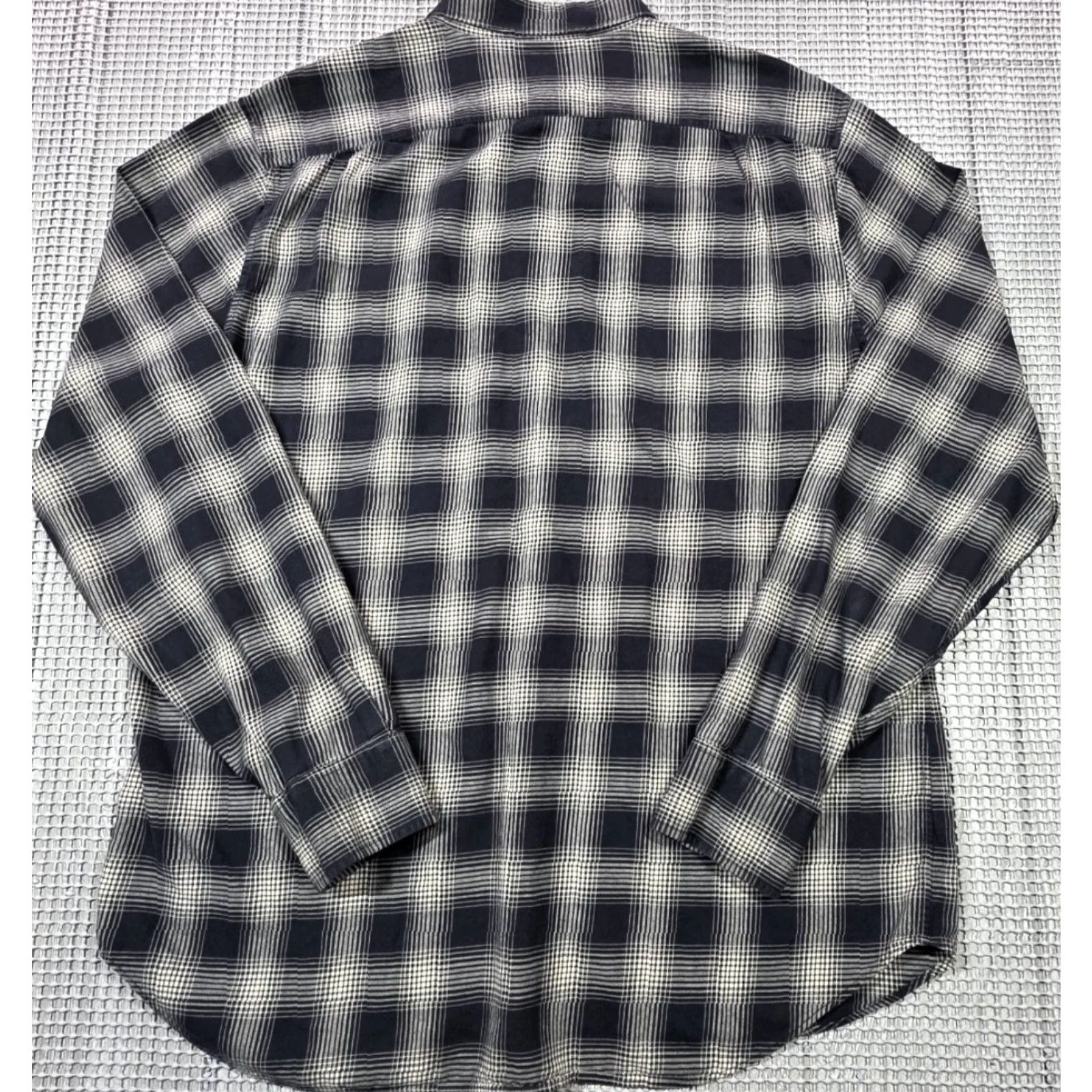 Bonobos Bonobos Shirt Button-Up Long Sleeve Plaid Men’s XL Black Gray Size US XL / EU 56 / 4 - 7 Thumbnail