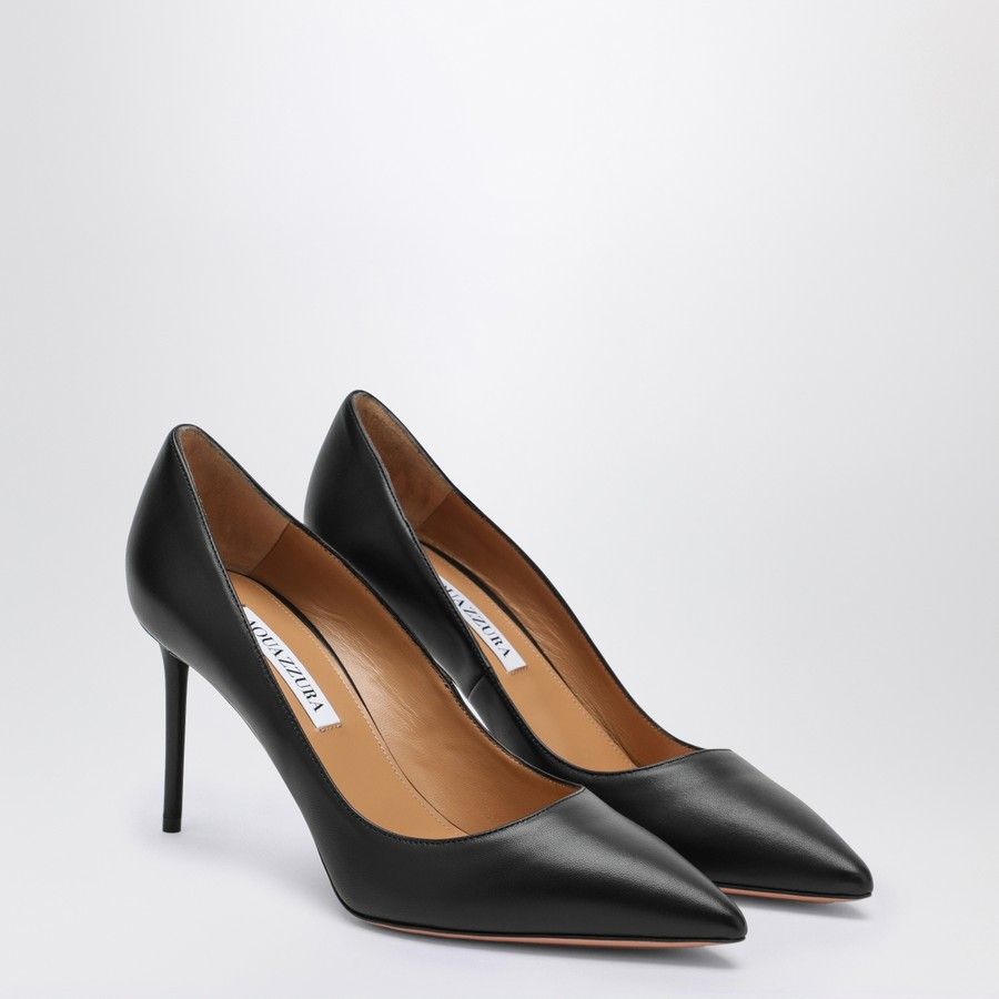 Aquazzura o1d2blof0824 Leather Décolleté in Black Size US 8.5 / IT 38.5 - 2 Thumbnail