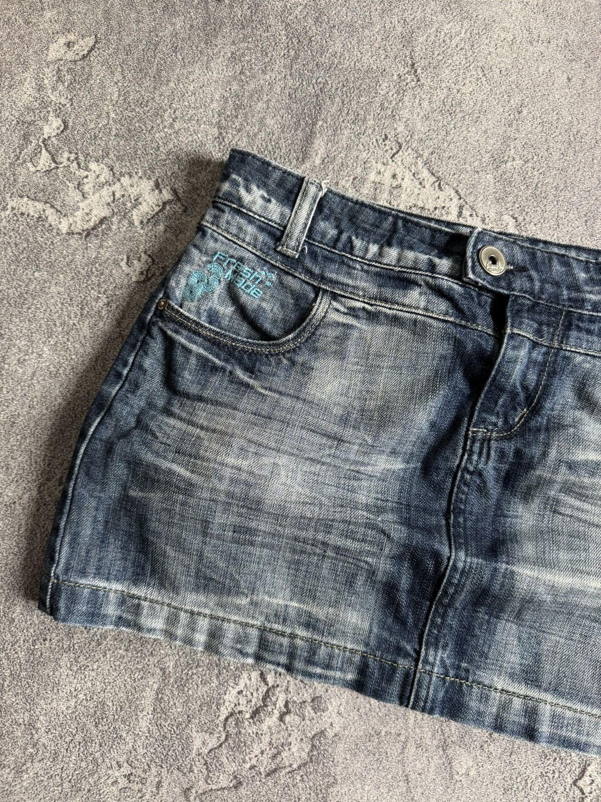 Japanese Brand Y2K avantgarde denim mini skirt hysteric glamour japanese Size 26" / US 2 / IT 38 - 8 Thumbnail