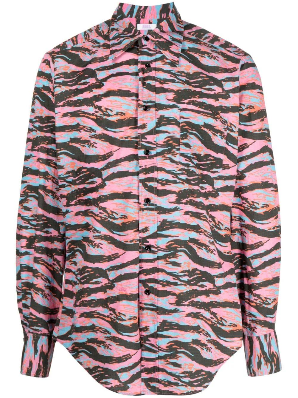 ERL o1y0125 Patterned Shirt in Multicolor Size US M / EU 48-50 / 2 - 1 Thumbnail