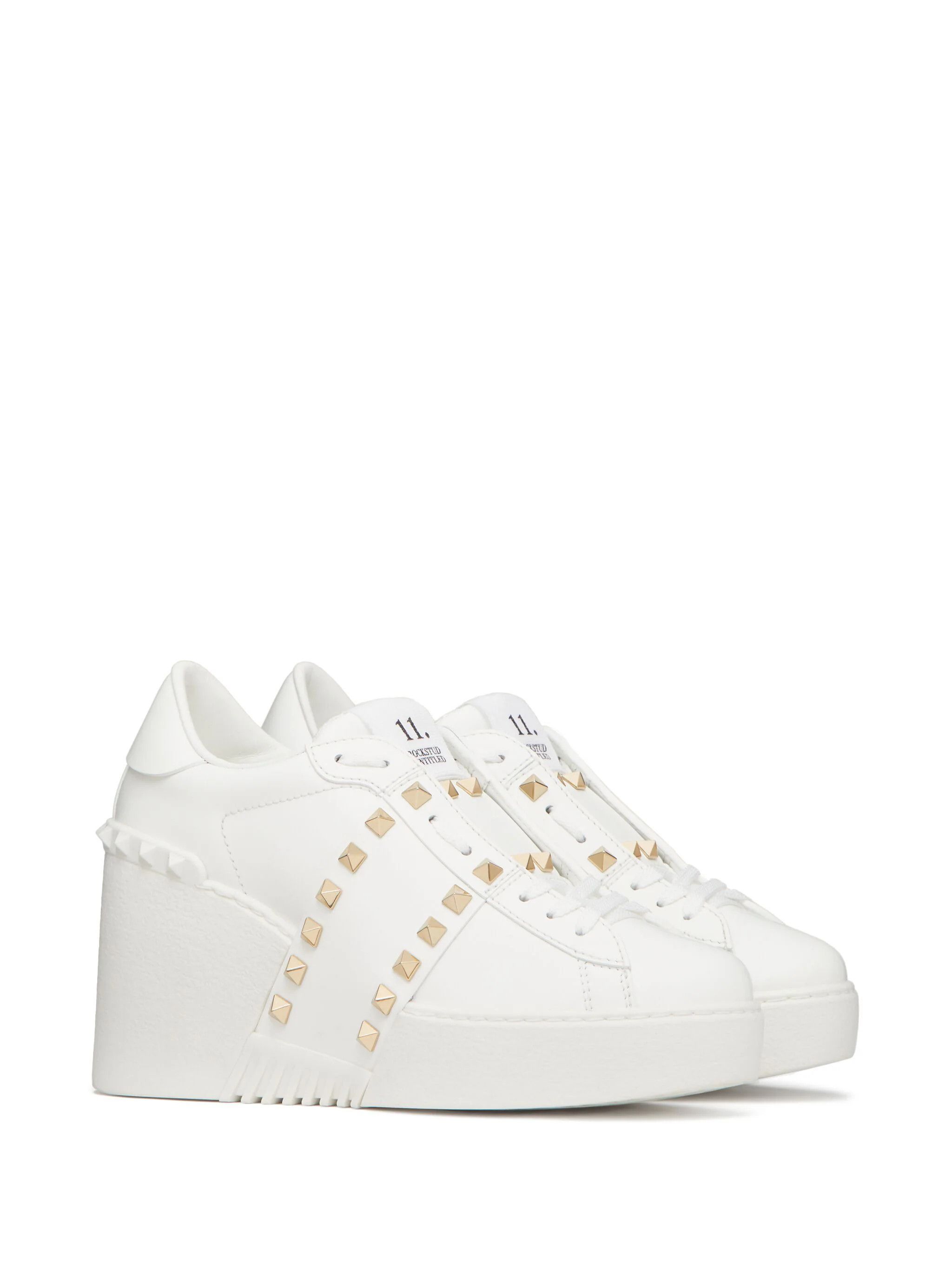 Valentino o1s22i1n0924 Open Disco Wedge Sneakers in White Size US 6 / IT 36 - 2 Thumbnail
