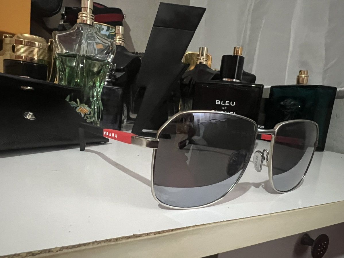 Prada Prada linea rossa sunglasses for men Size ONE SIZE - 10 Thumbnail