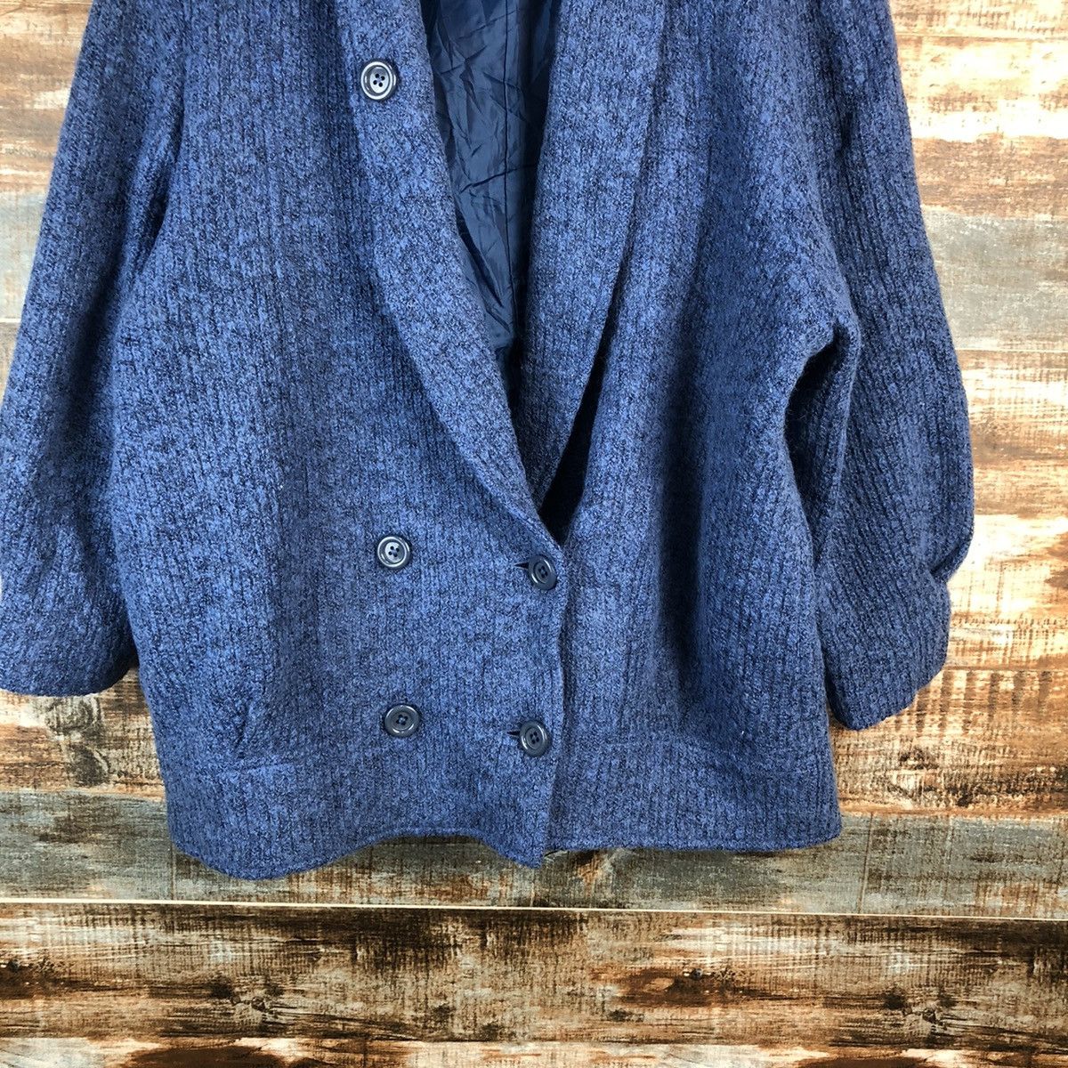 Japanese Brand Japanese Brand Blue indigo knitwear cardigan #A2461 Size US L / EU 52-54 / 3 - 3 Thumbnail