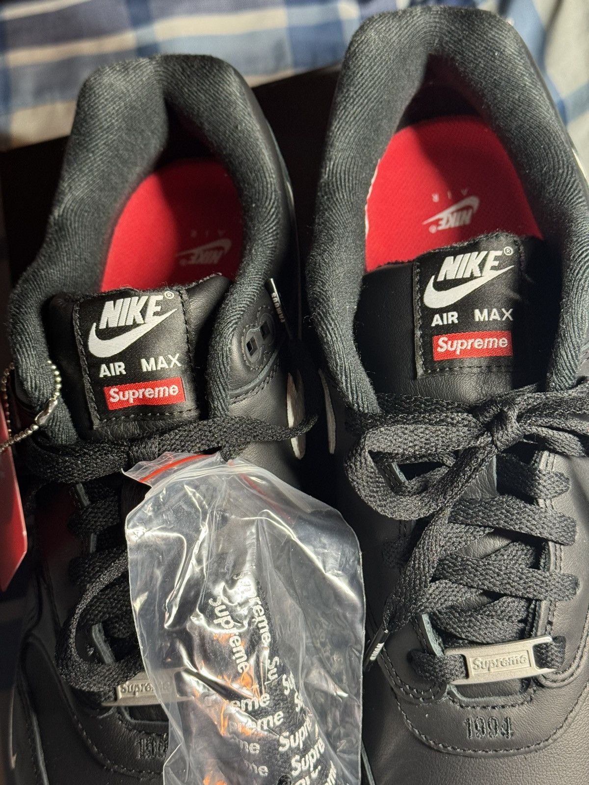 Nike × Supreme Nike Air Max 1 '87 SP Size US 10.5 / EU 43-44 - 9 Thumbnail
