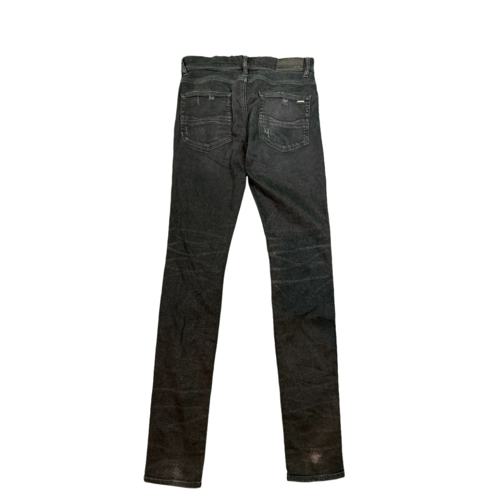 Amiri Amiri Thrasher Ripped Knee Black Jeans Size US 30 / EU 46 - 2 Thumbnail
