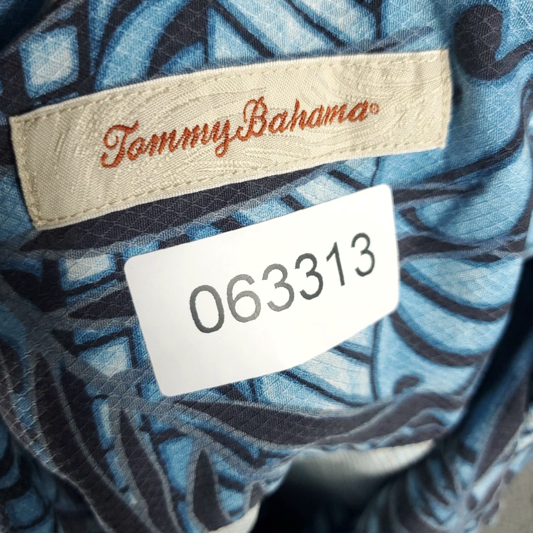 Tommy Bahama Tommy Bahama Shirt Mens XL Blue Silk Striped Button-Up Pockets Aloha Hawaiian Size US XL / EU 56 / 4 - 8 Thumbnail