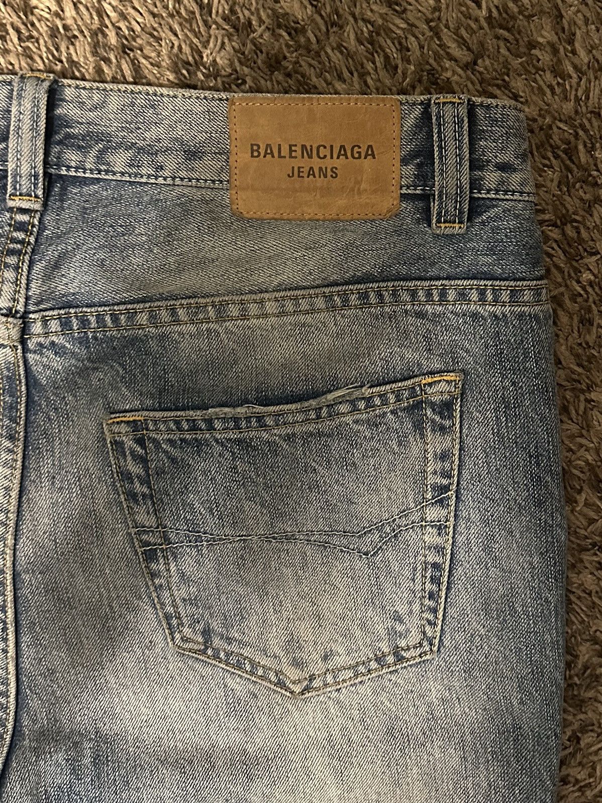 Balenciaga Balenciaga Lost Tape Flares Denim XS Size US 32 / EU 48 - 3 Thumbnail