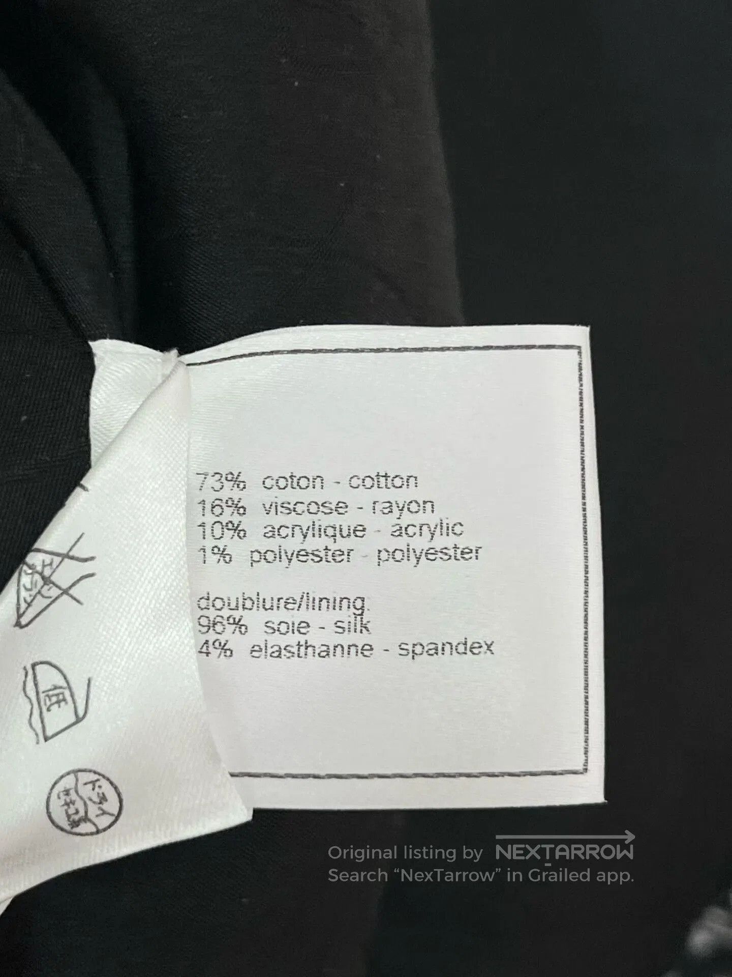 Chanel CHANEL Logo Button Twill Jacket Size 36. Size XS / US 0-2 / IT 36-38 - 5 Thumbnail
