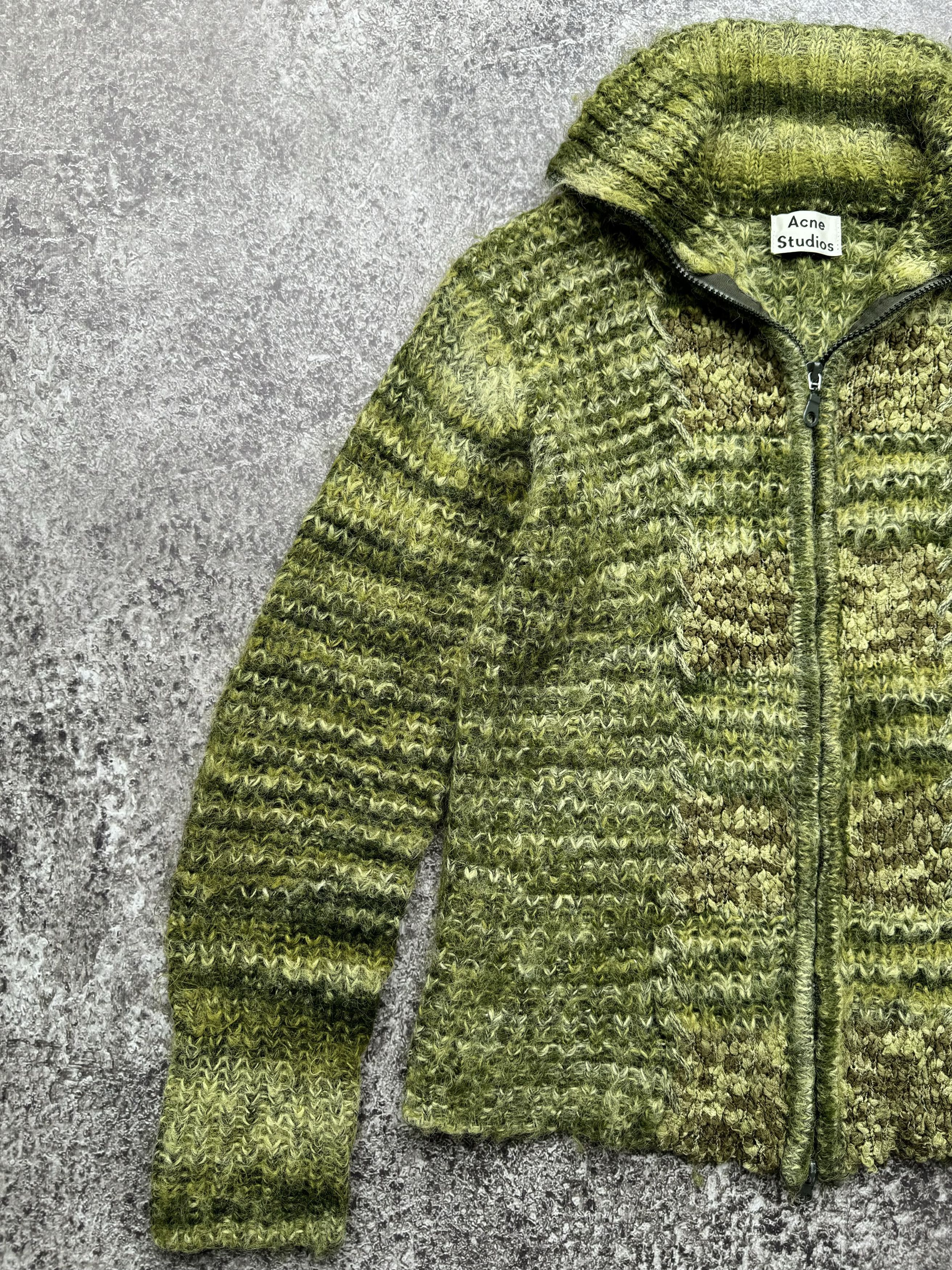 Acne Studios × Vintage Acne Studios Vintage Mohair Zip Cardigan Size M / US 6-8 / IT 42-44 - 2 Thumbnail