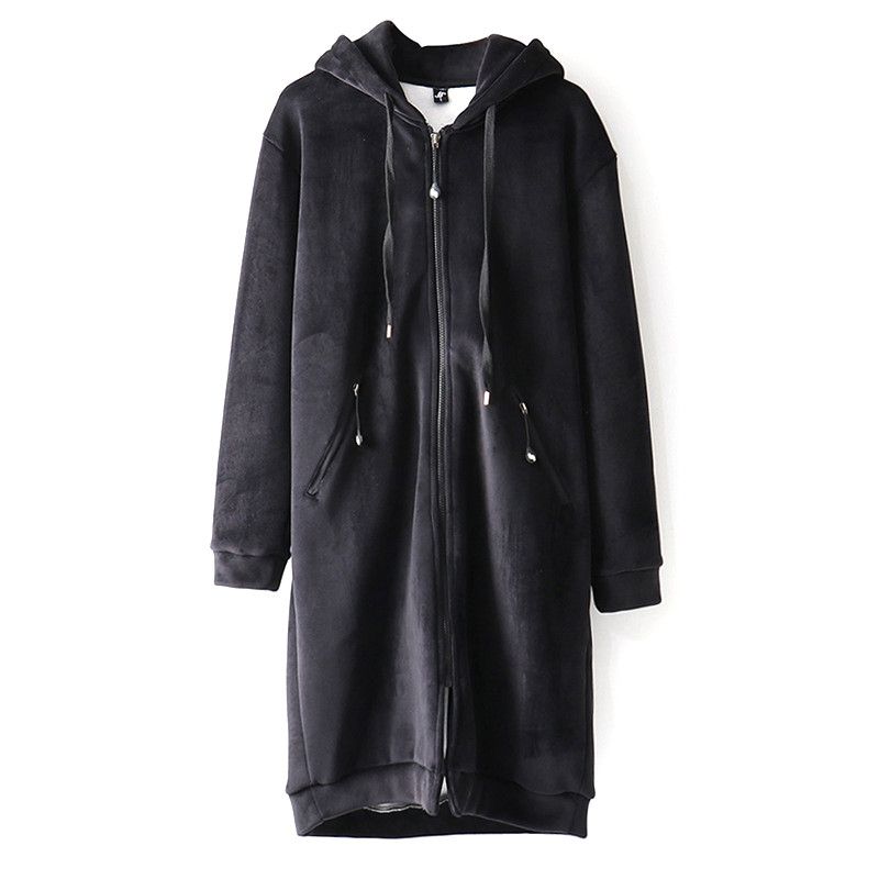Japanese Brand × Vintage Winter Zip Plush Warm Casual Loose Hoodie Size ONE SIZE - 1 Thumbnail