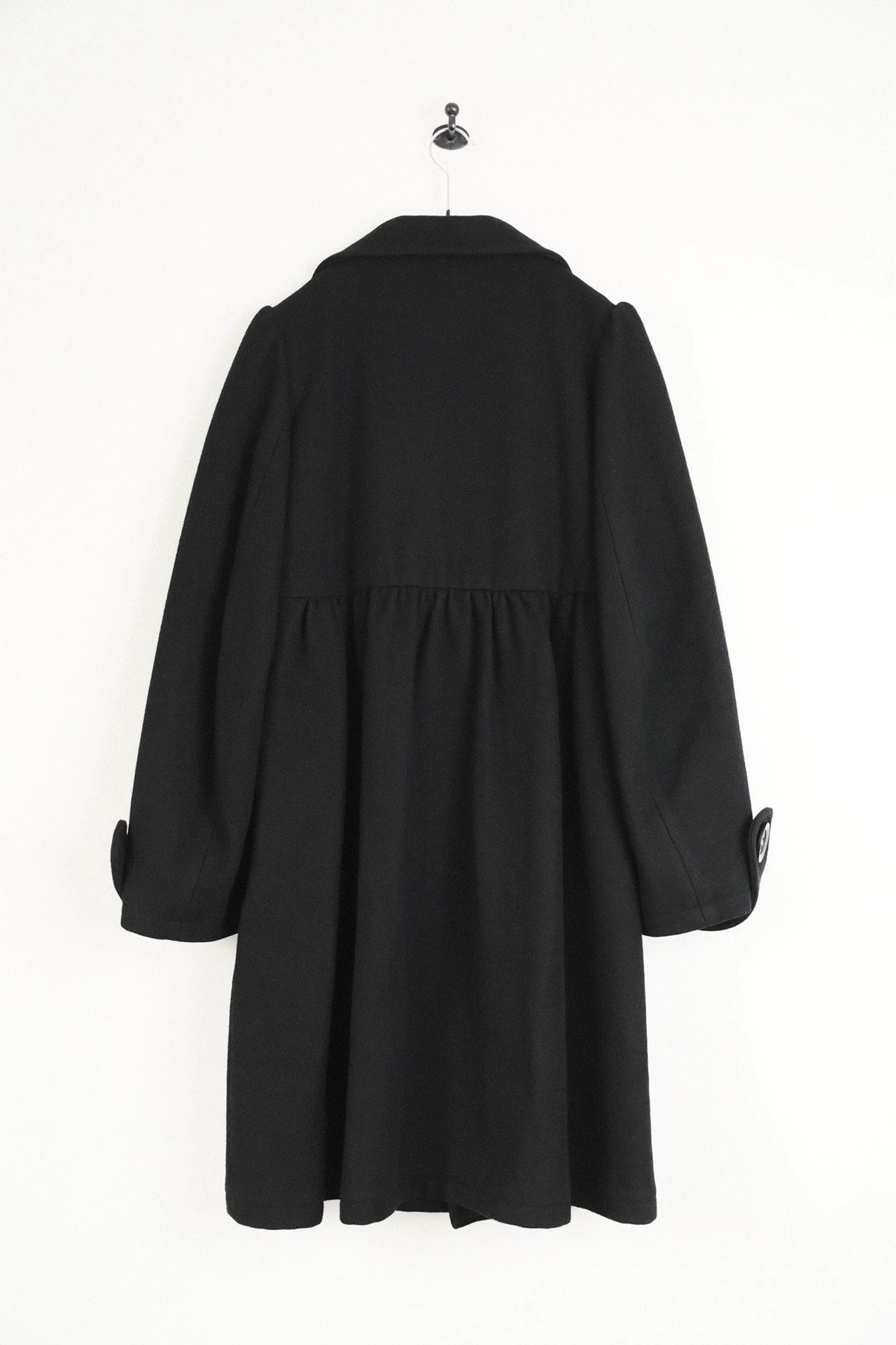 Yohji Yamamoto Yohji Yamamoto 22AW Vintage Court Wide Sleeve Wool Coat Size S / US 4 / IT 40 - 5 Thumbnail
