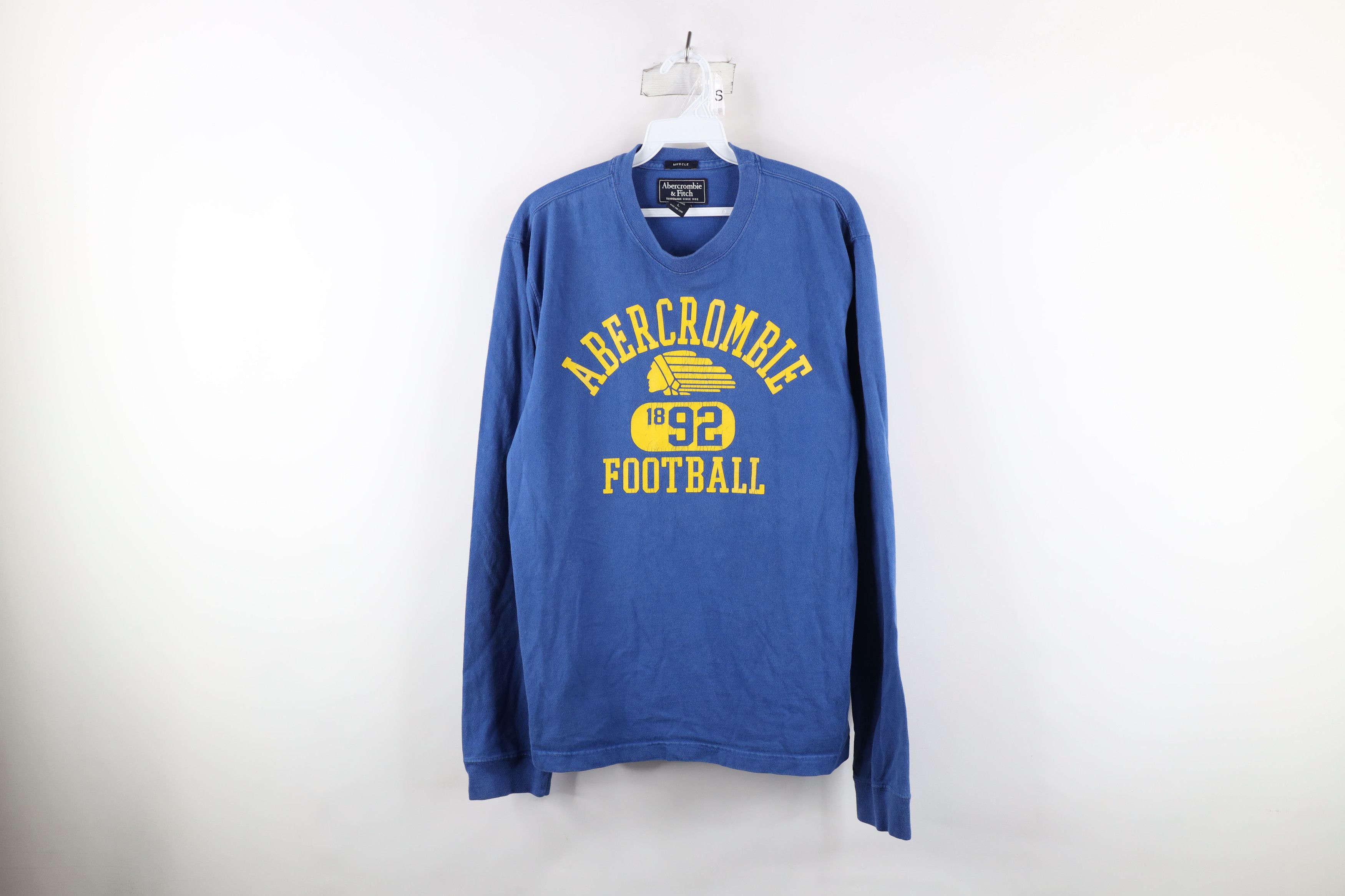 Abercrombie & Fitch × Vintage Vintage Abercrombie & Fitch Football Long Sleeve T-Shirt Size US L / EU 52-54 / 3 - 1 Thumbnail