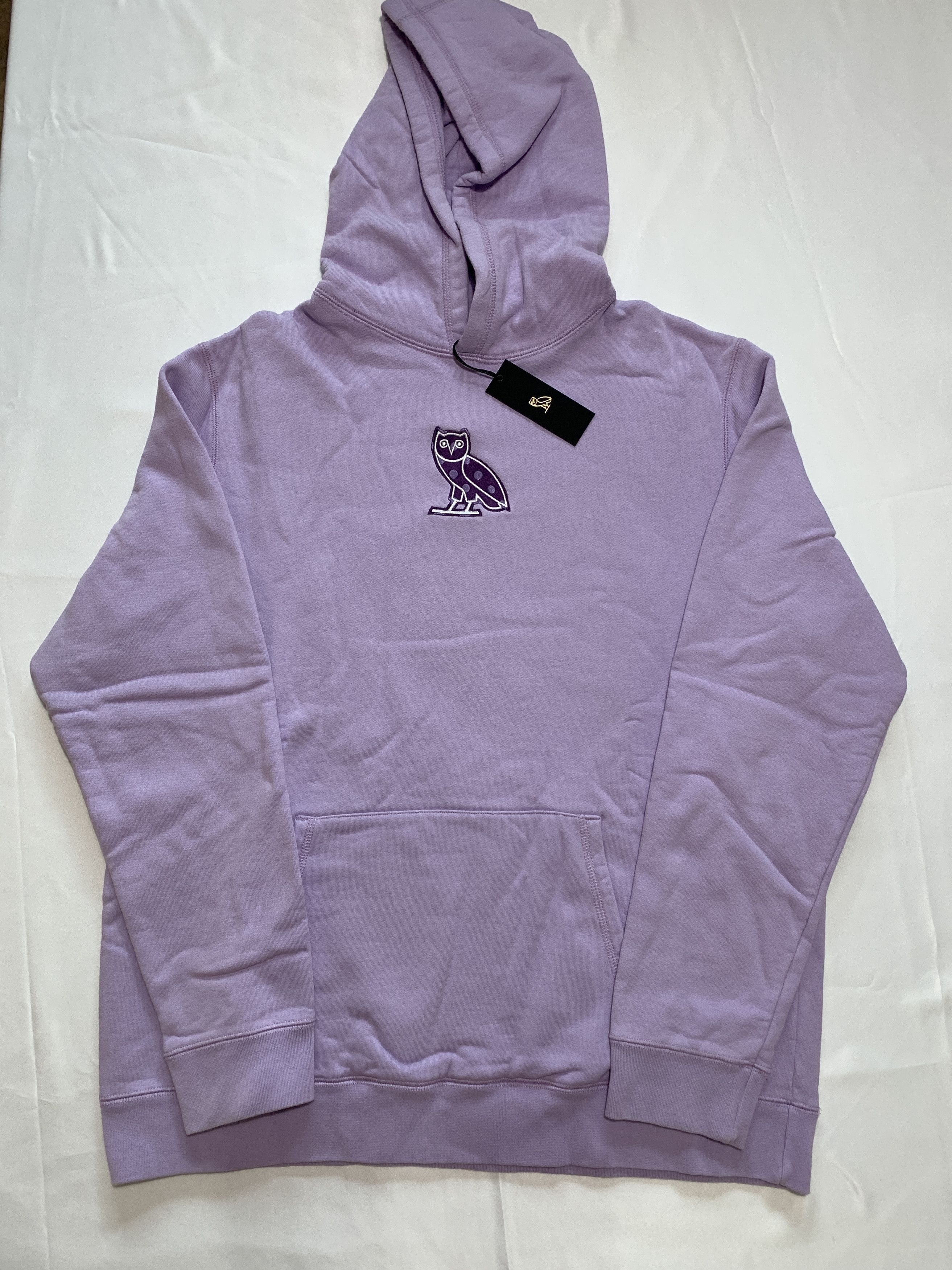 OVO Classic Owl Hoodie Violet Purple Tops