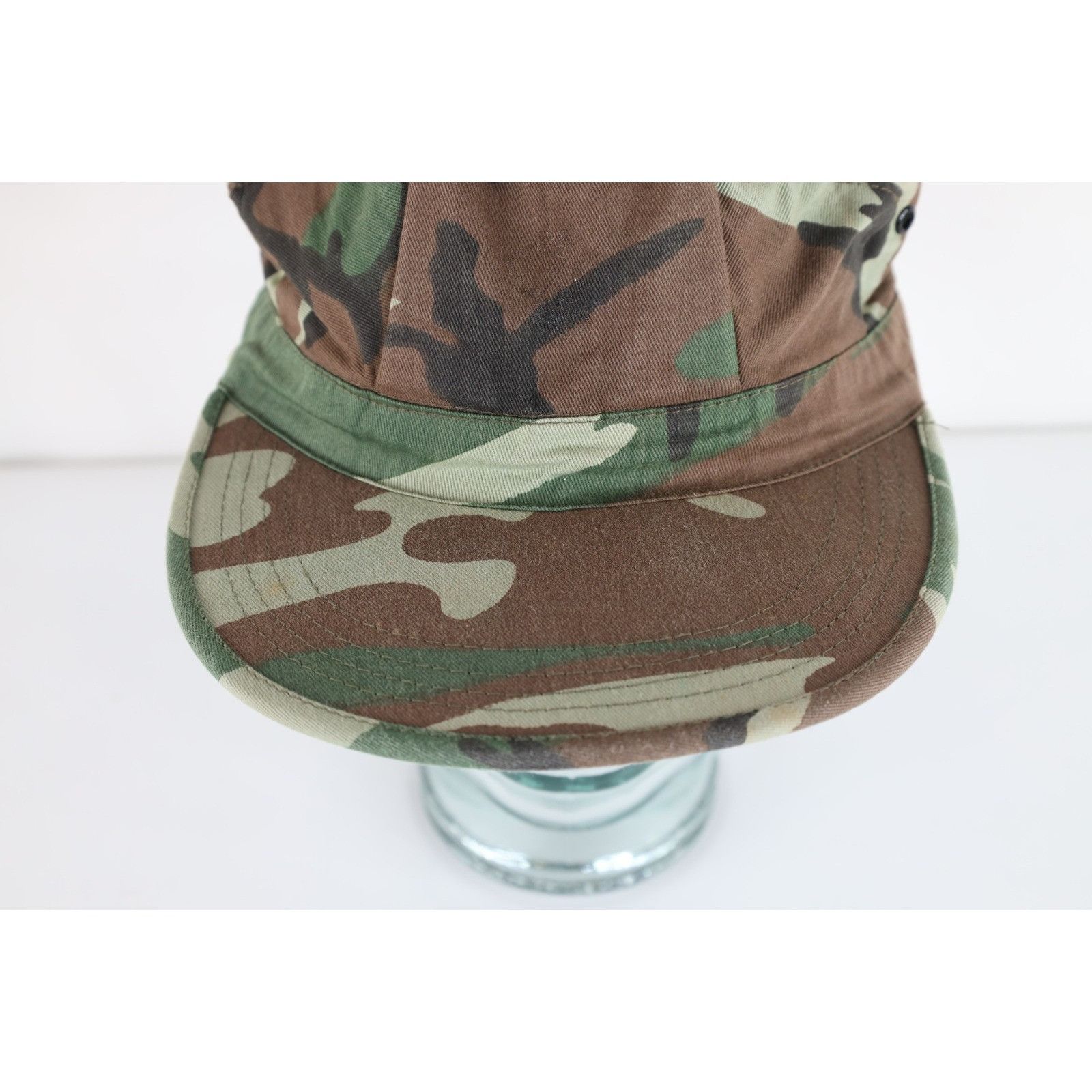 Vintage Vintage 60s 70s Streetwear Military Style Camouflage Hat Size ONE SIZE - 2 Thumbnail