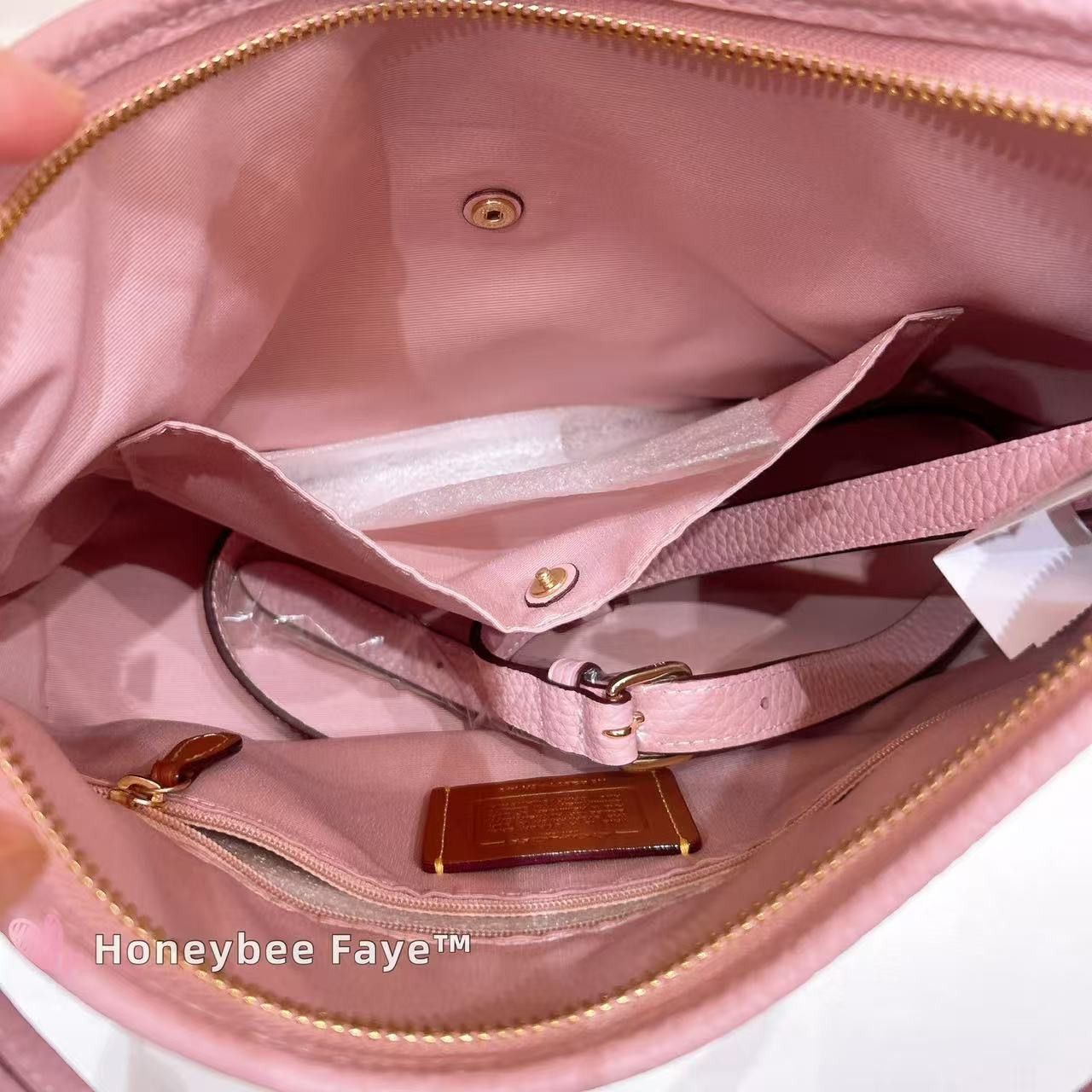 Coach Laurel Shoulder Bag CR148 Gold/Carnation Size ONE SIZE - 6 Thumbnail