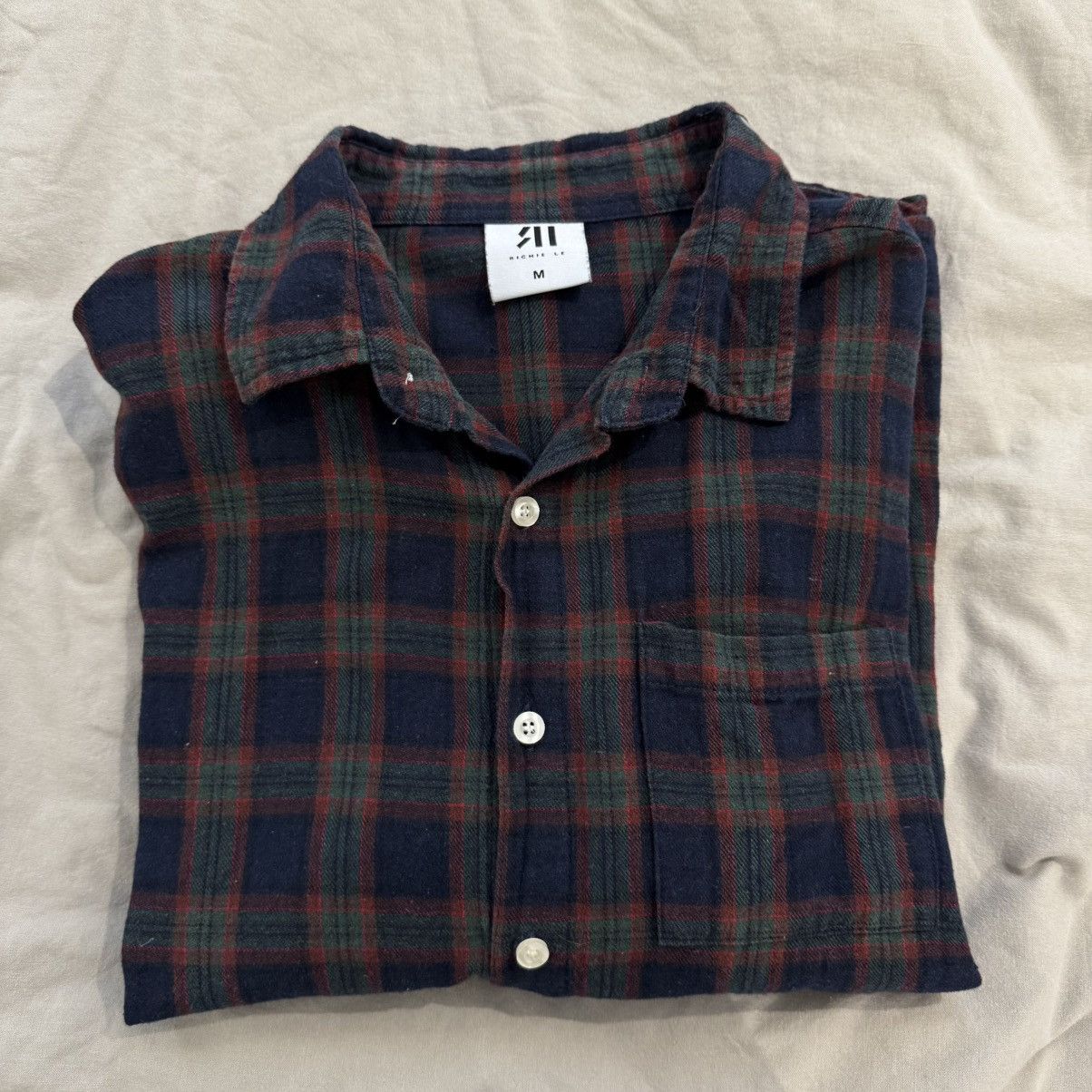 Richie Le Collection Flannel - Navy Size US M / EU 48-50 / 2 - 1 Thumbnail