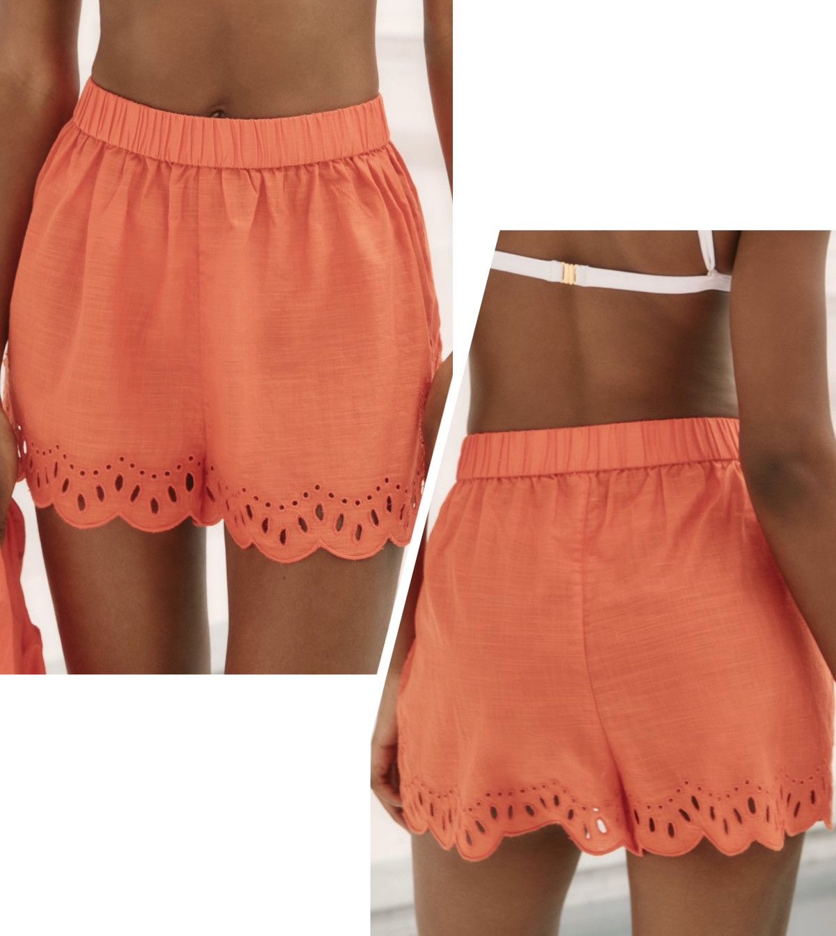 Anthropologie Anthropologie Eyelet Cover-Up Shorts, Size XL Size 38" / US 16 / IT 52 - 1 Thumbnail