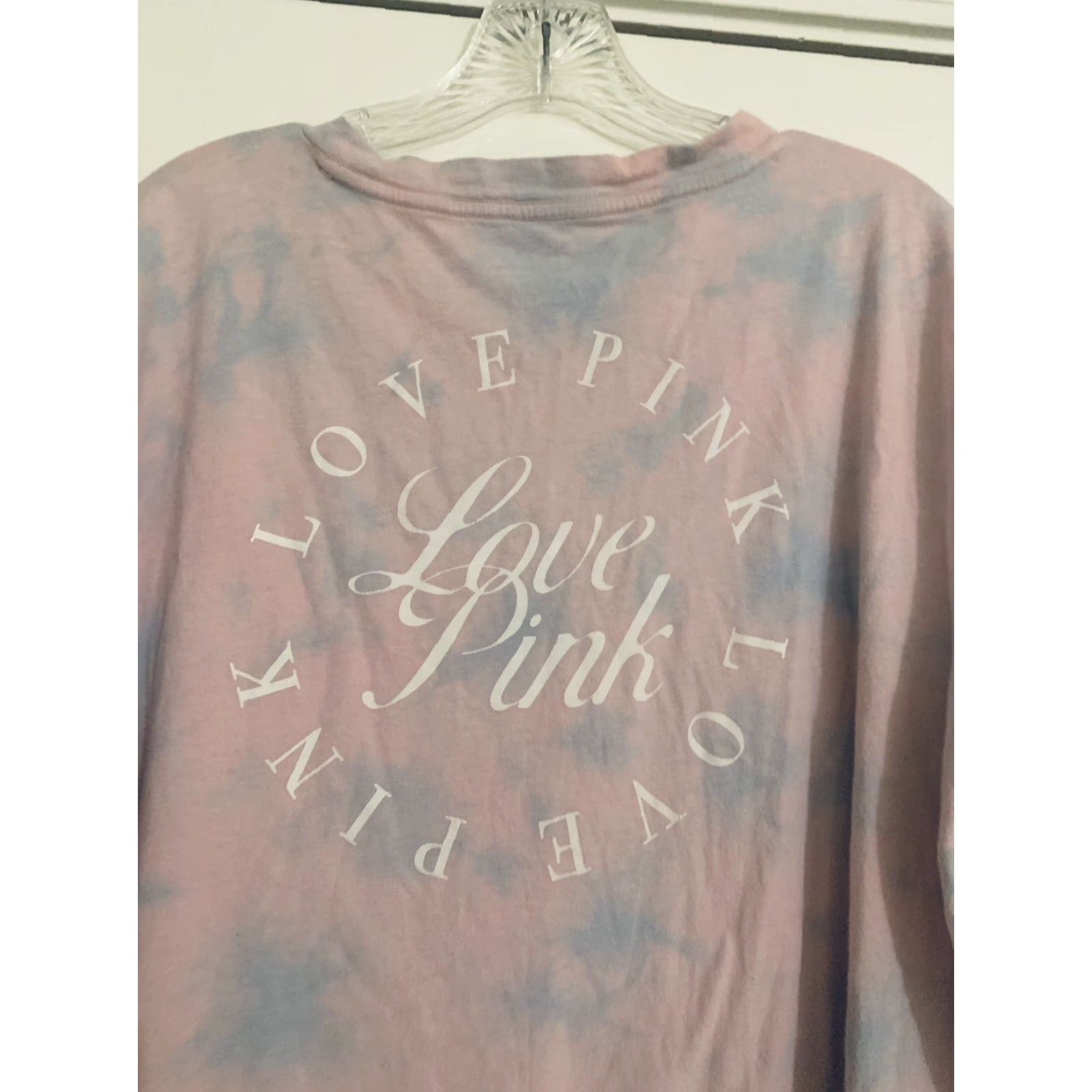 Victoria's Secret Victoria's Secret PINK Crew T-Shirt Logo Cotton Size Large T-Shirt Short Sleeve Womens Hip Length Multicolor Logo Size L / US 10 / IT 46 - 5 Thumbnail