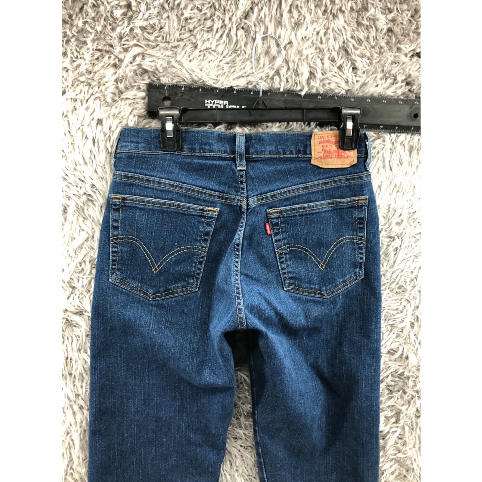 Levi's Levi's Jeans Slim Straight 8 Womens Medium Wash Blue Size 30" / US 8 / IT 44 - 7 Thumbnail
