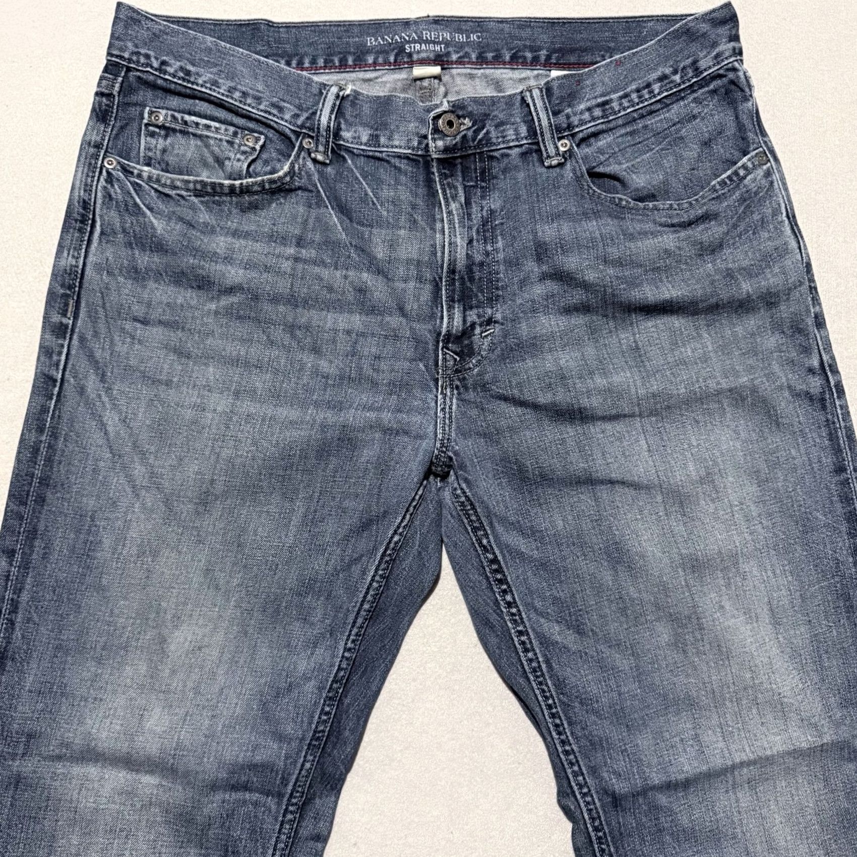 Banana Republic Banana Republic Jeans Men Blue Denim Mid Rise Classic Straight Hipster 36x30 Jeans Size US 36 / EU 52 - 3 Thumbnail