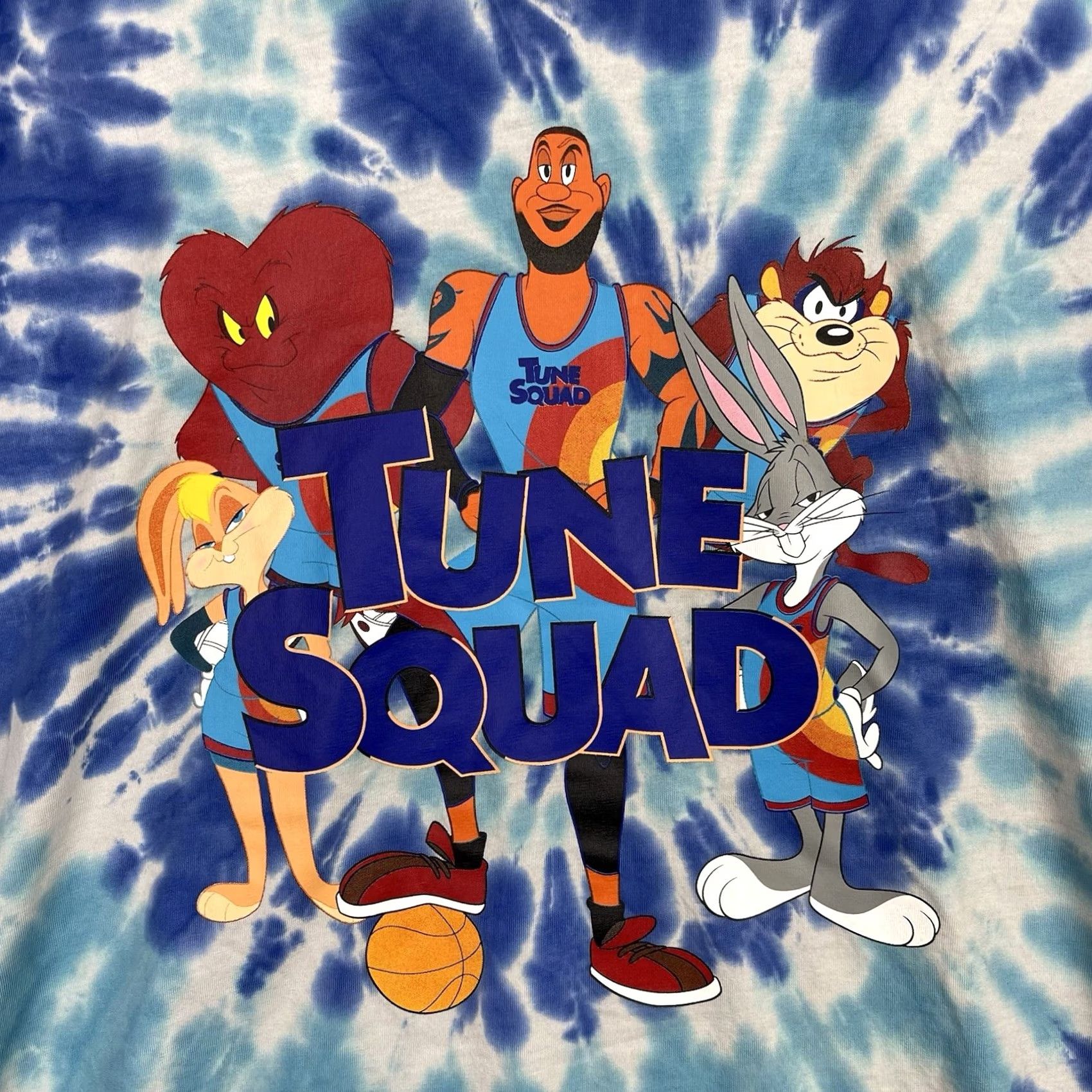 Nike Nike LeBron Space Jam A New Legacy Tune Squad Shirt Mens XL Blue Tie Dye Graphic Print Shoes? Size US XL / EU 56 / 4 - 3 Thumbnail
