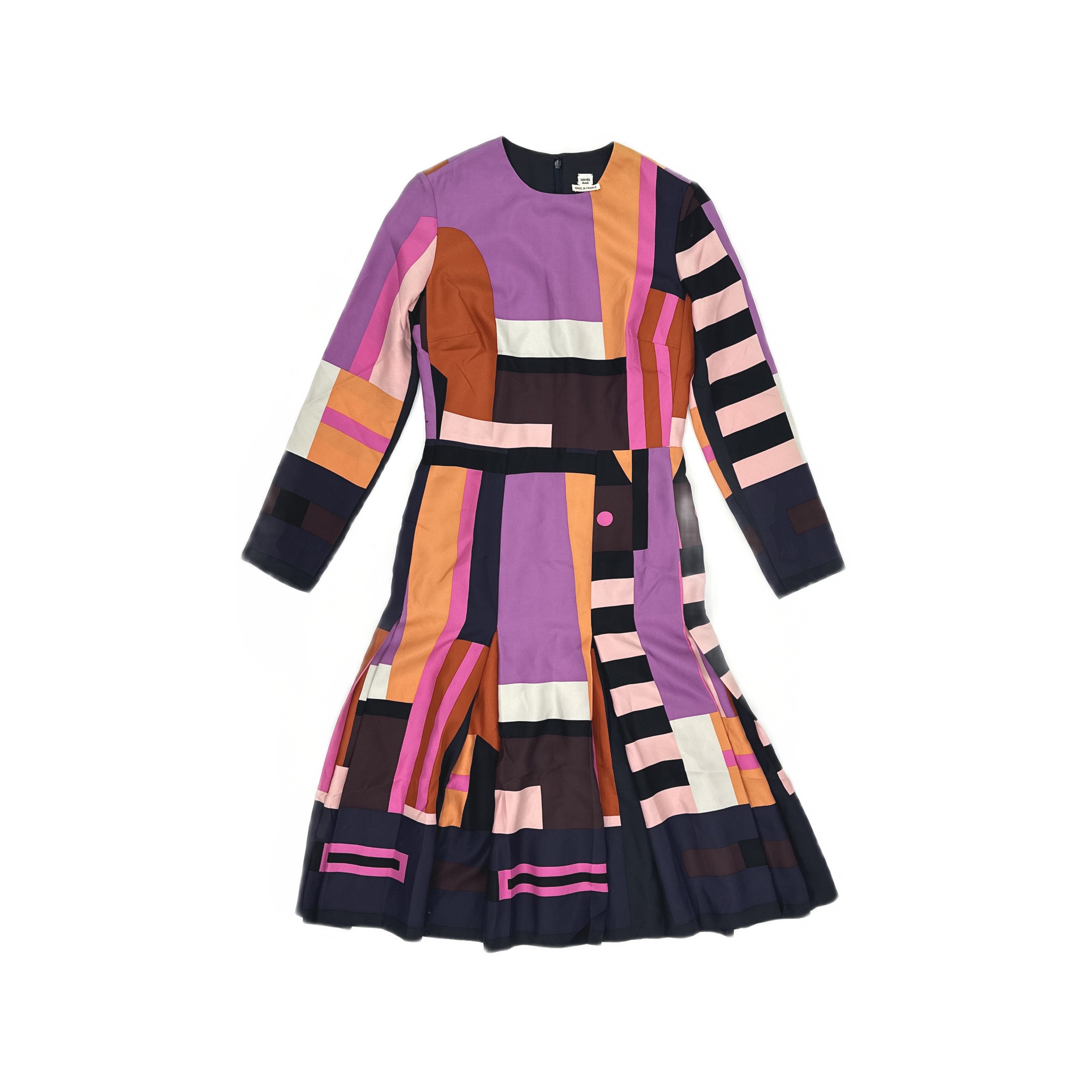 Hermes Hermes Geometric Print Dress Size 34 Size XS / US 0-2 / IT 36-38 - 1 Thumbnail