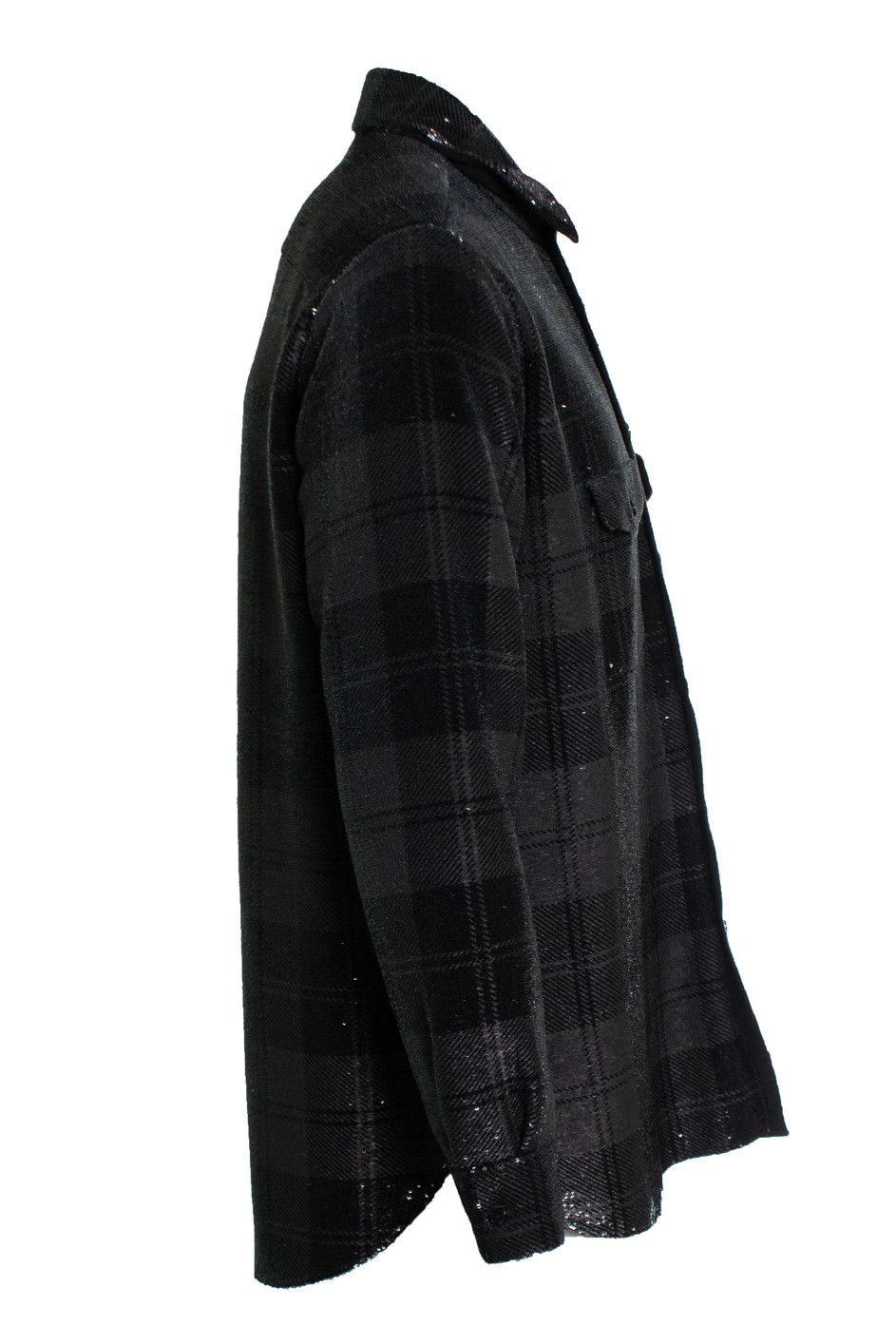 Saint Laurent Paris Saint Laurent, Checkered full sequins shirt 2018 Size US M / EU 48-50 / 2 - 3 Thumbnail