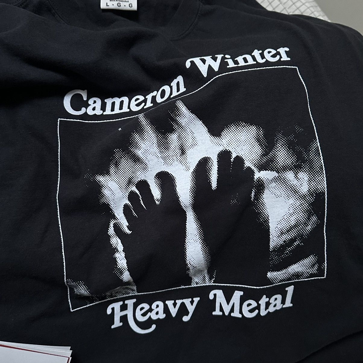 Cameron Winter Heavy Metal Feet Tee Geese Band