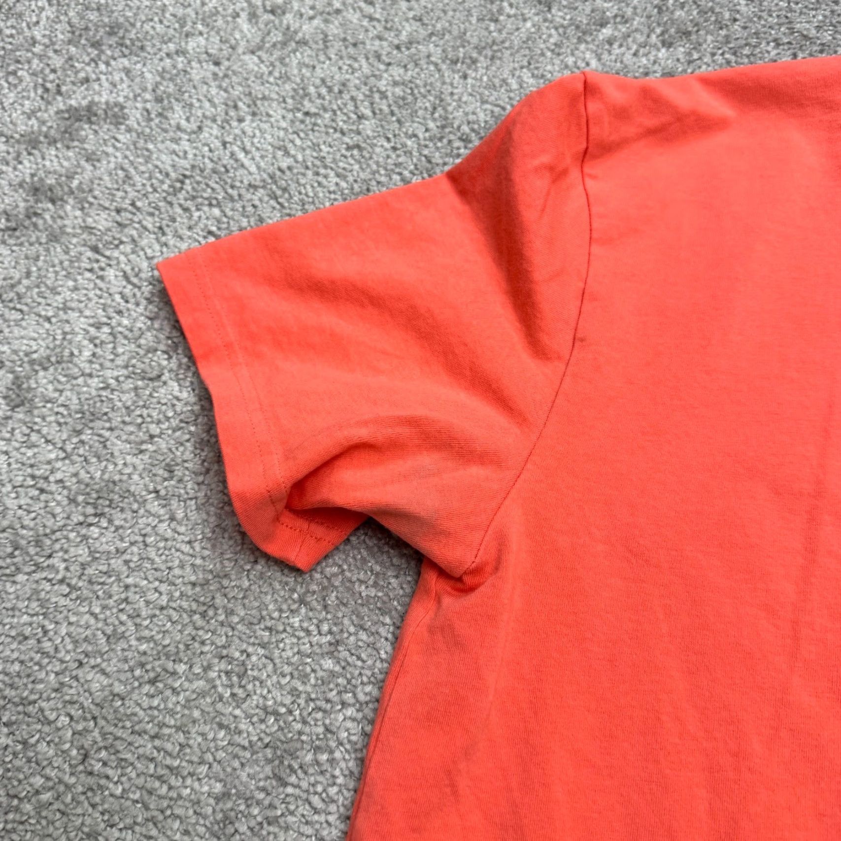 Express EXPRESS V-Neck T-Shirt Mens Medium Cotton Tee Short Sleeve Orange Size US M / EU 48-50 / 2 - 6 Thumbnail