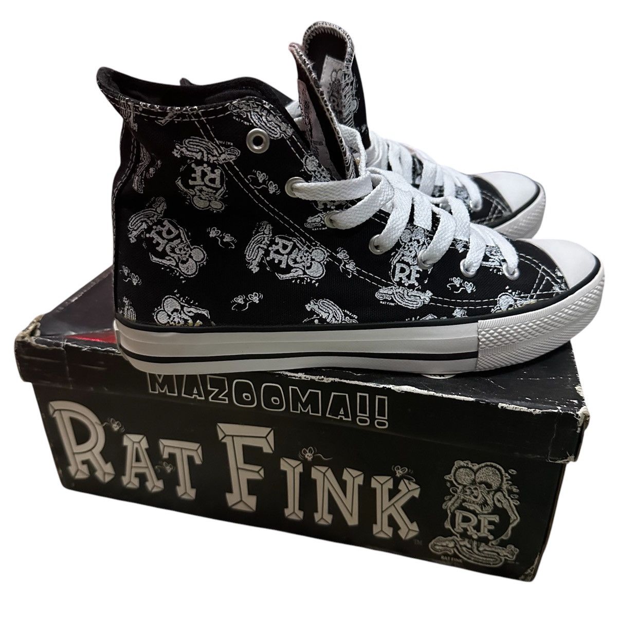 Japanese Brand × Vintage RAT FINK Shoes US Men 7.5 (Set Box) Size US 7.5 / EU 40-41 - 2 Thumbnail