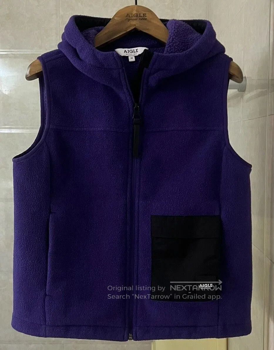 Aigle Aigle Women's Purple Vest Size 36. Size XS / US 0-2 / IT 36-38 - 2 Thumbnail