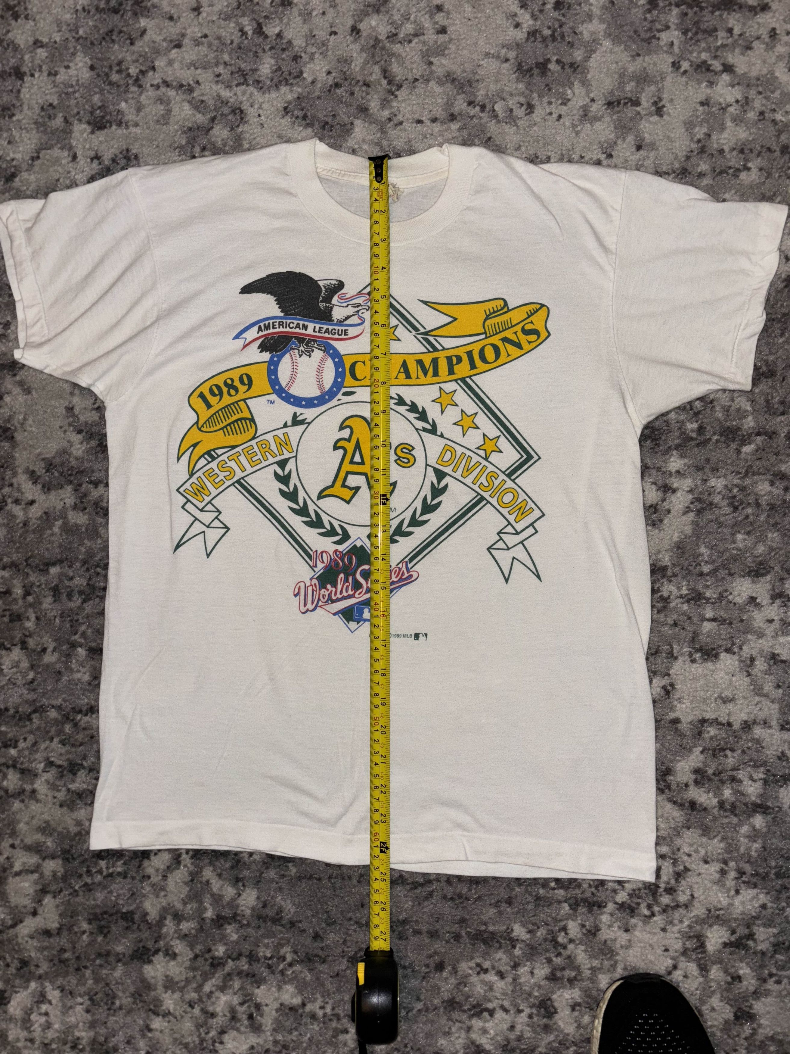 MLB Vintage 80s Oakland A’s World Series Champions Tee Size US S / EU 44-46 / 1 - 7 Thumbnail
