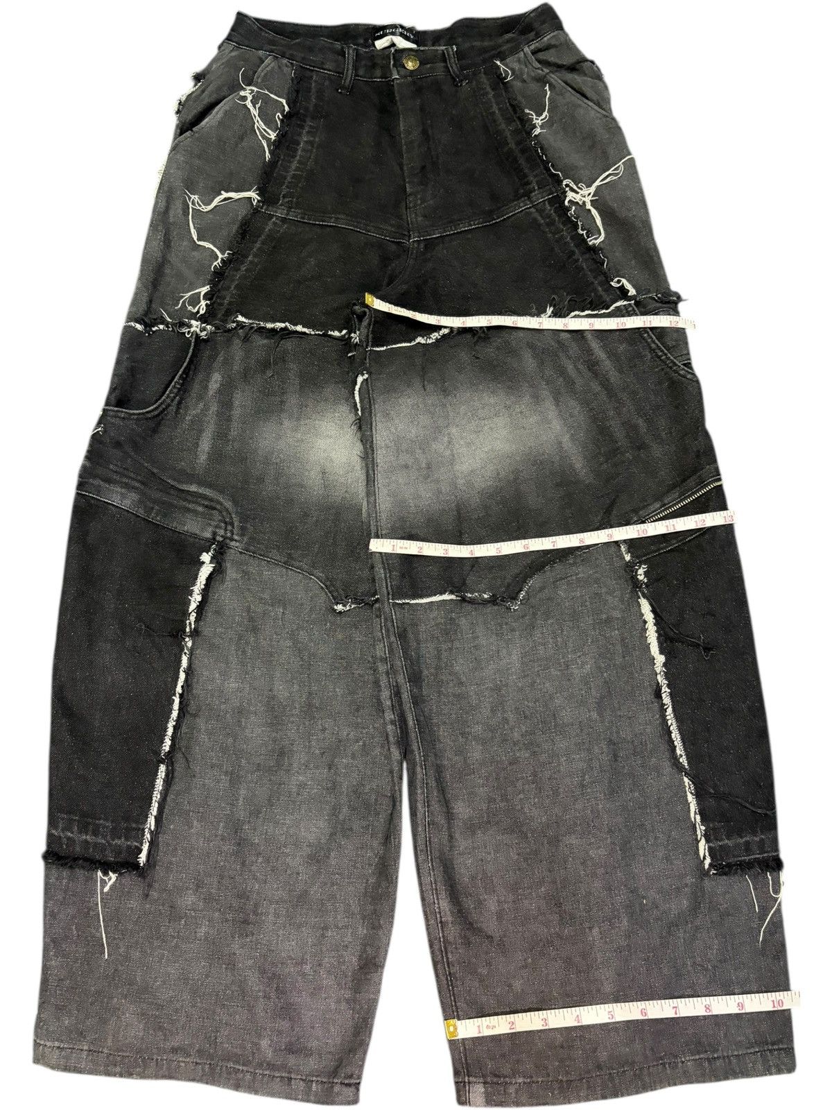 Kapital Vintage Japanese Brand Custom Patchwork Baggy Jeans Size US 29 - 8 Thumbnail