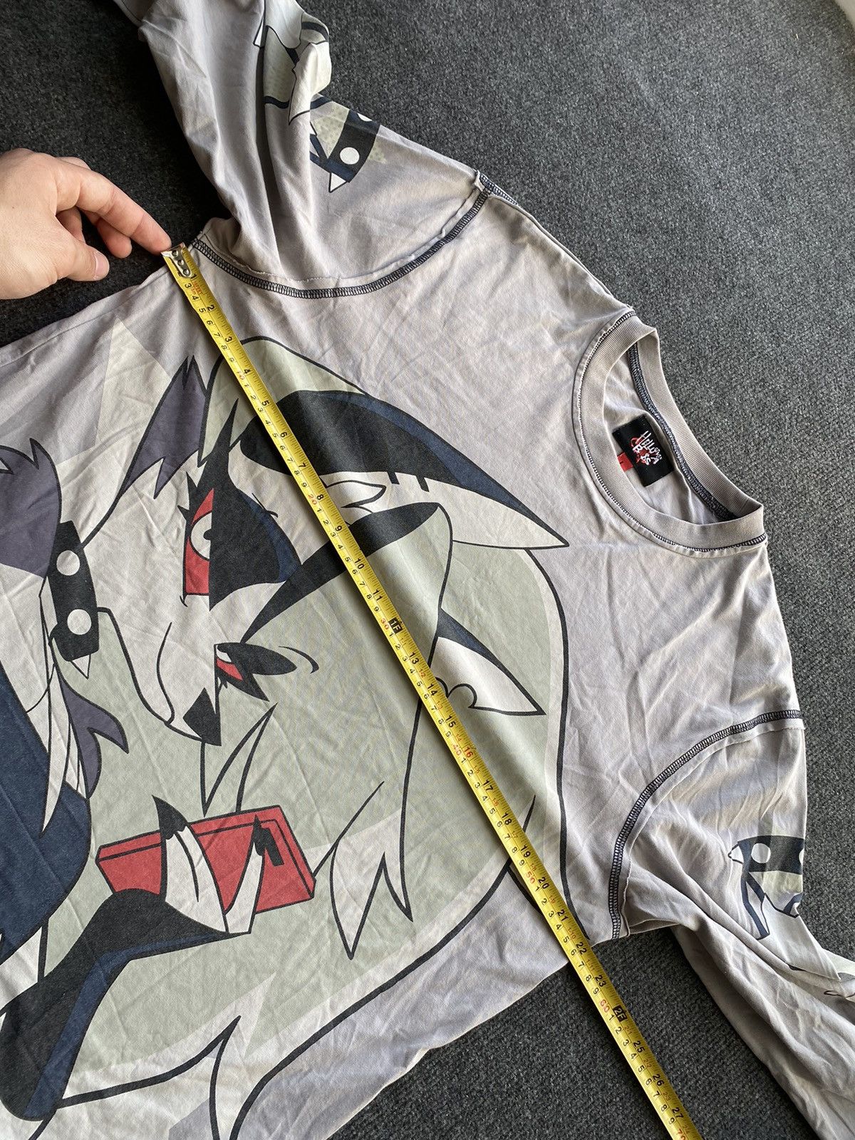 Anime 🔥Goth Emo Helluva Boss overprint long sleeve L warren james Size US L / EU 52-54 / 3 - 8 Thumbnail