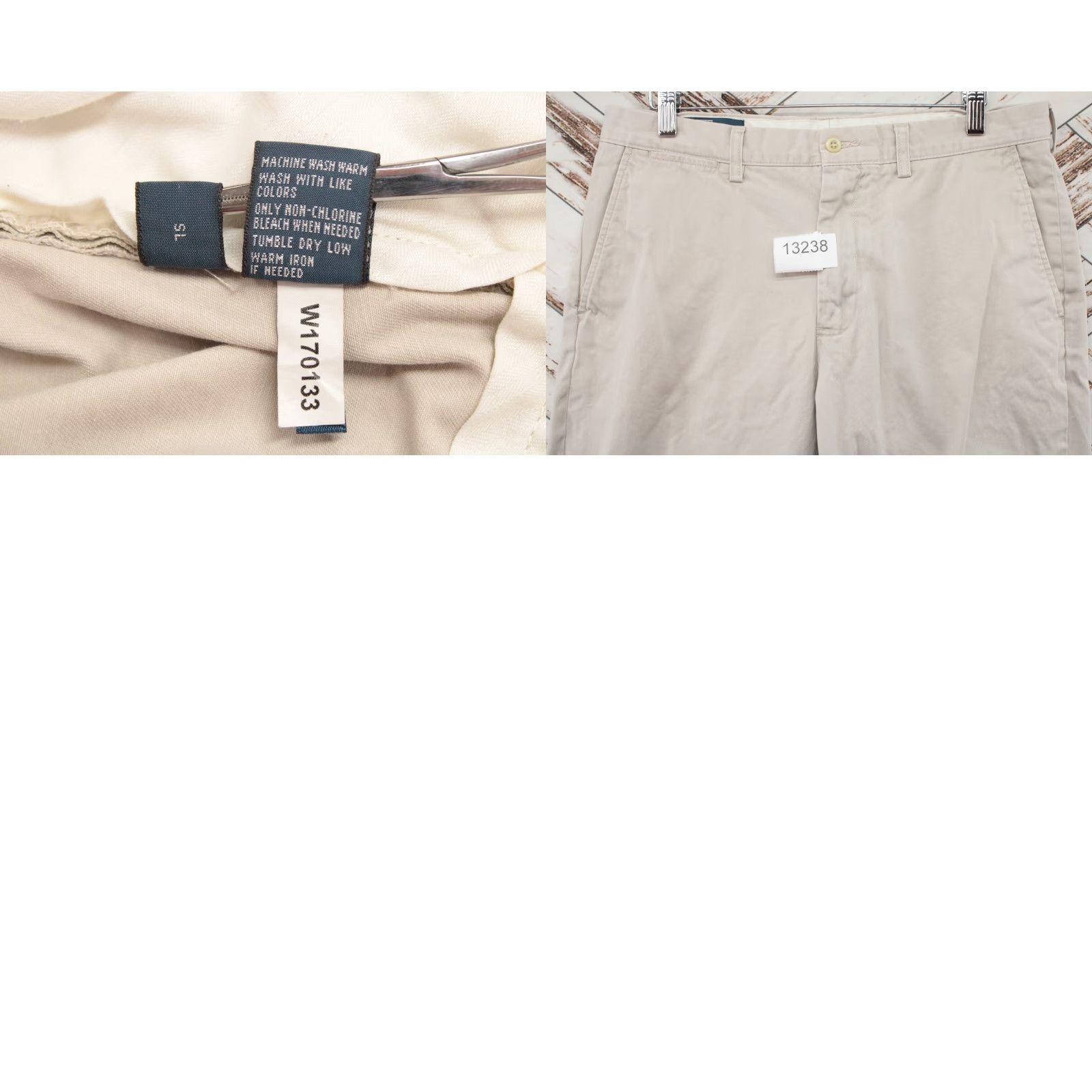 Polo Ralph Lauren VTG Polo Ralph Lauren Preston Chino Pants Men 34x31 Beige Straight Pony Casual Size US S / EU 44-46 / 1 - 9 Thumbnail