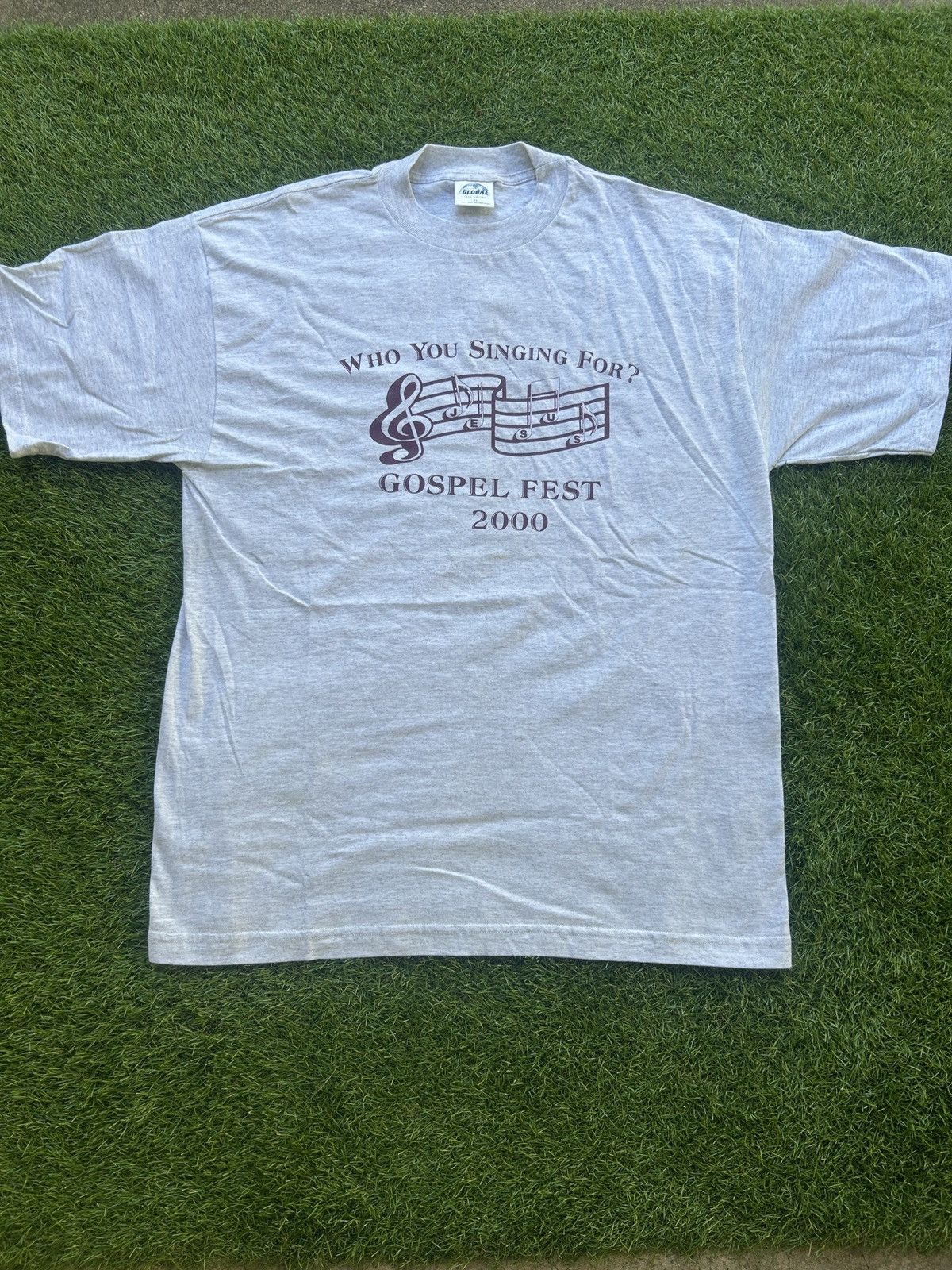 Vintage Vintage 2000 Gospel T Shirt Size US XL / EU 56 / 4 - 1 Thumbnail