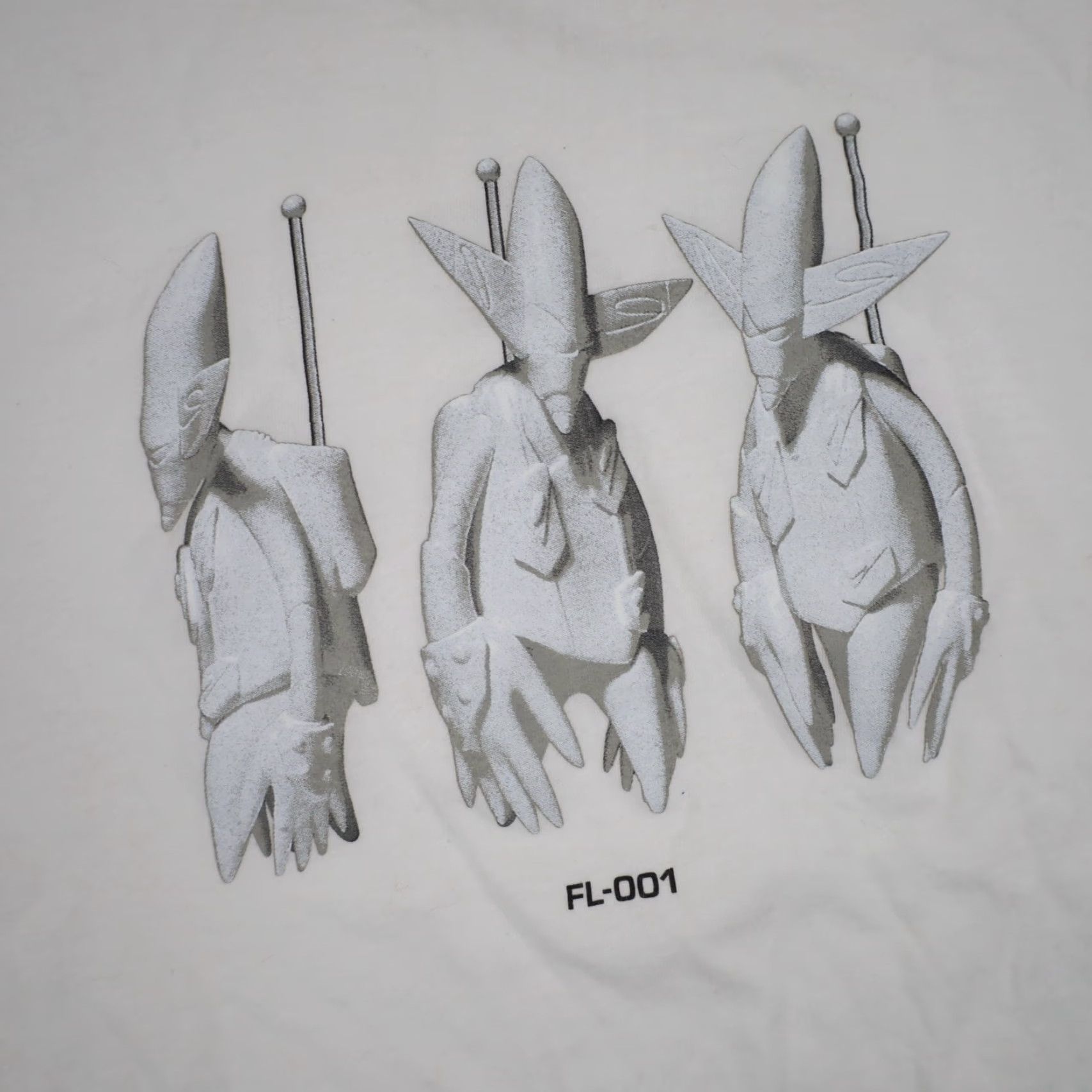 Vintage Futura Laboratories FL-001 Mens Small Graphic T Shirt White Size US S / EU 44-46 / 1 - 4 Thumbnail