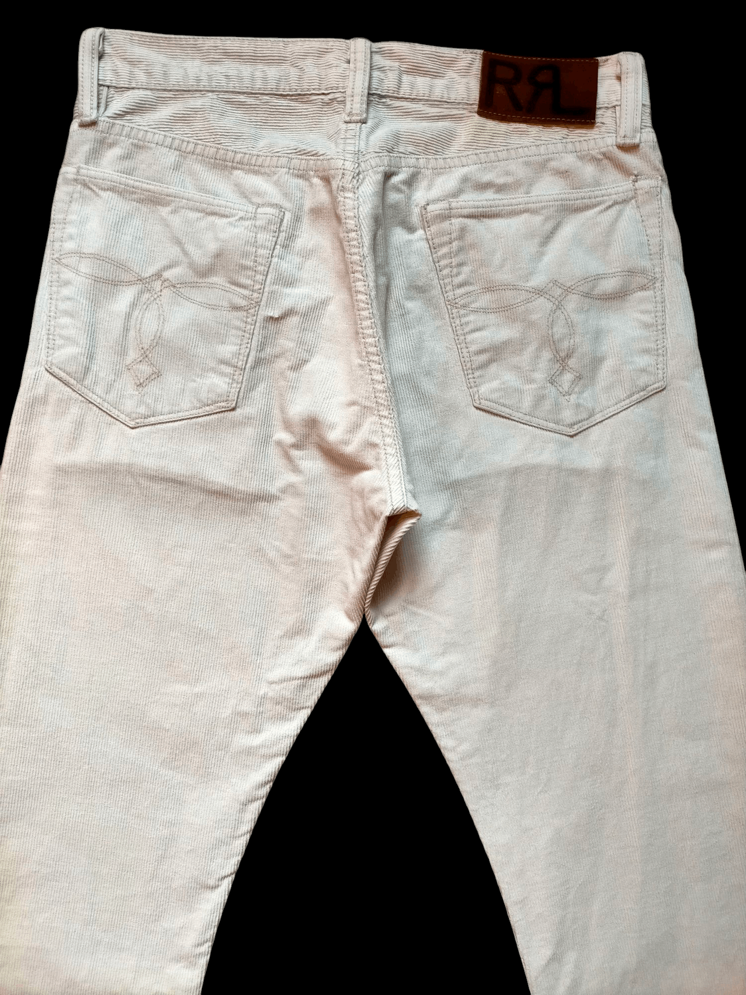 Polo Ralph Lauren RRL Double RL Polo Ralph Lauren White Coudroy Jeans Pants Size US 30 / EU 46 - 10 Thumbnail