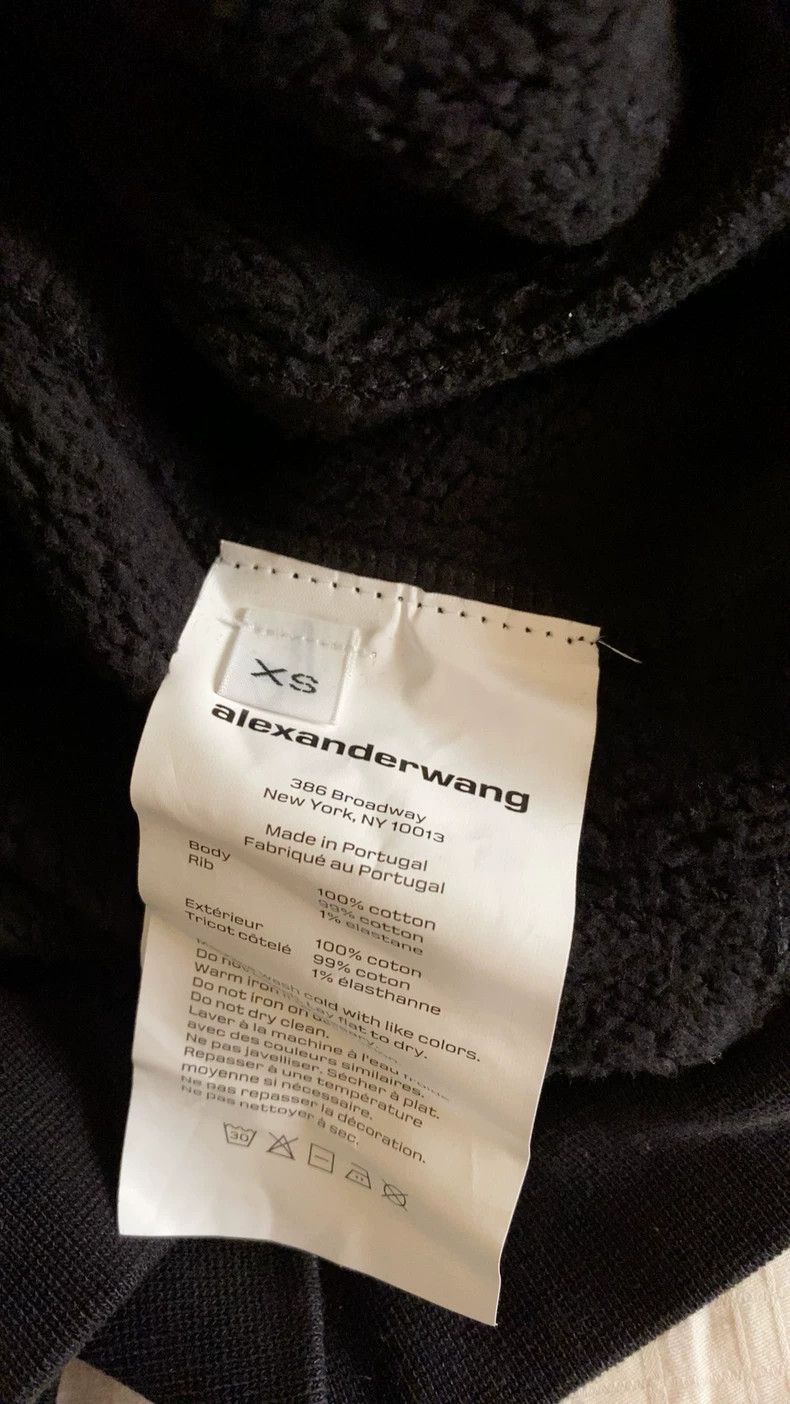 Alexander Wang Alexander Wang Short Cropped Sweatshirt- Size XS / US 0-2 / IT 36-38 - 6 Thumbnail