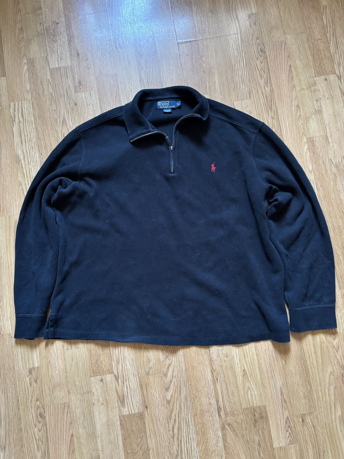 Polo Ralph Lauren × Vintage Vintage Polo Ralph Lauren 1/4 Zip Sweatshirt 90s Y2K Size US XL / EU 56 / 4 - 1 Thumbnail